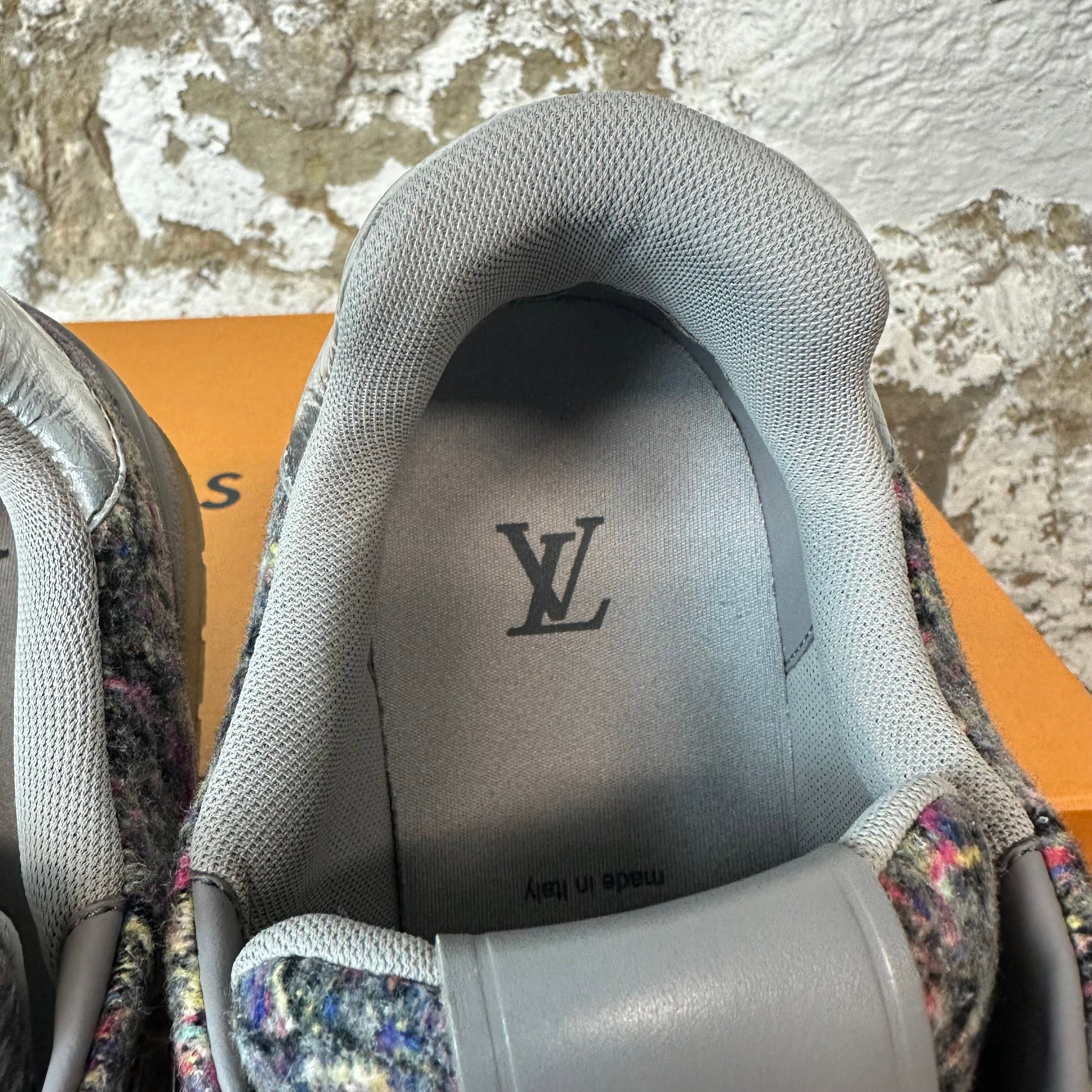 Louis Vuitton Louis Vuitton Gray Mulitcolor Trainer Sz 10.5 (9LV) Size US 10.5 / EU 43-44 - 4 Thumbnail