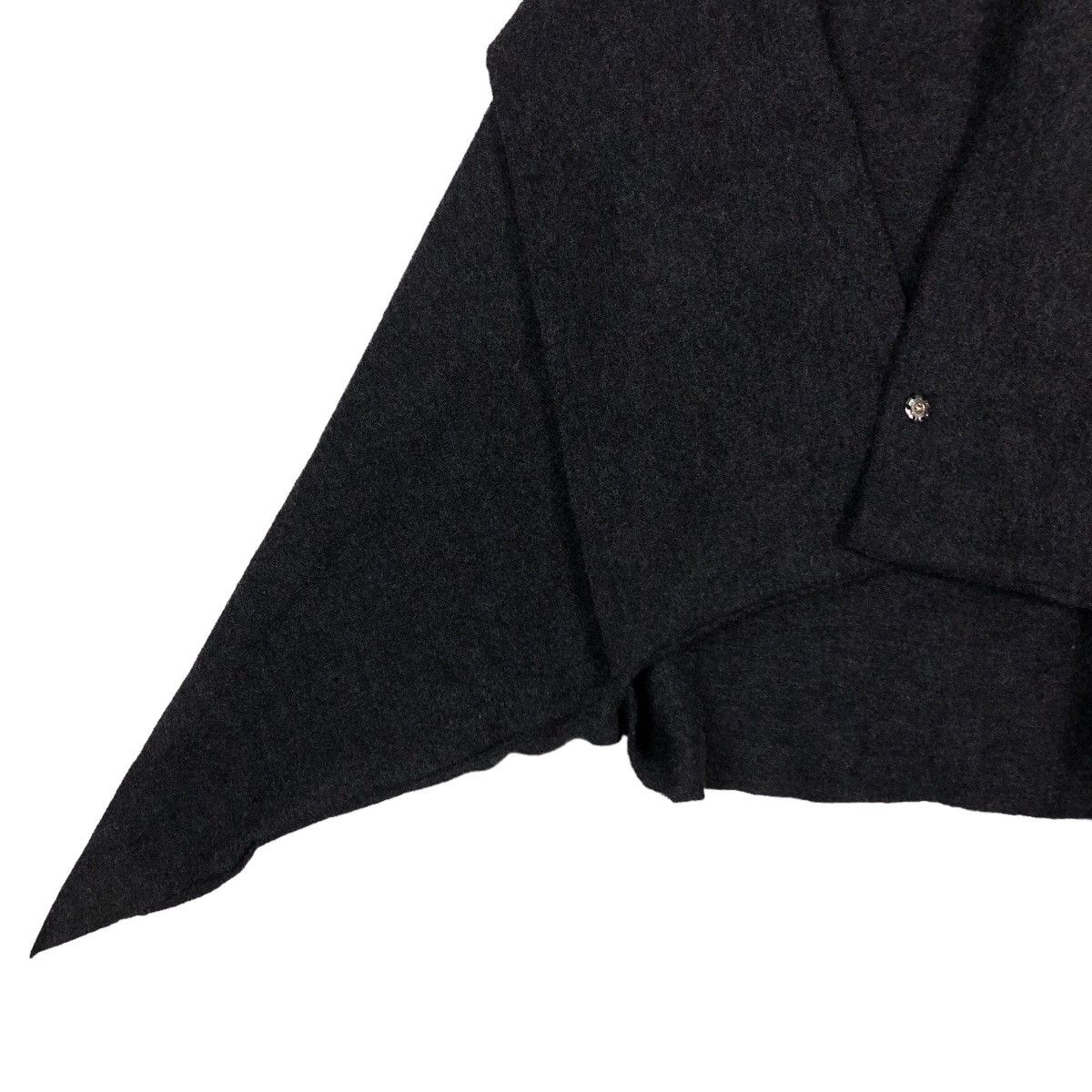 Japanese Brand 🔥CROPPED WOOL BIKER JACKET DOUBLE LAYER HIROKO HAYASHI Size US M / EU 48-50 / 2 - 10 Thumbnail