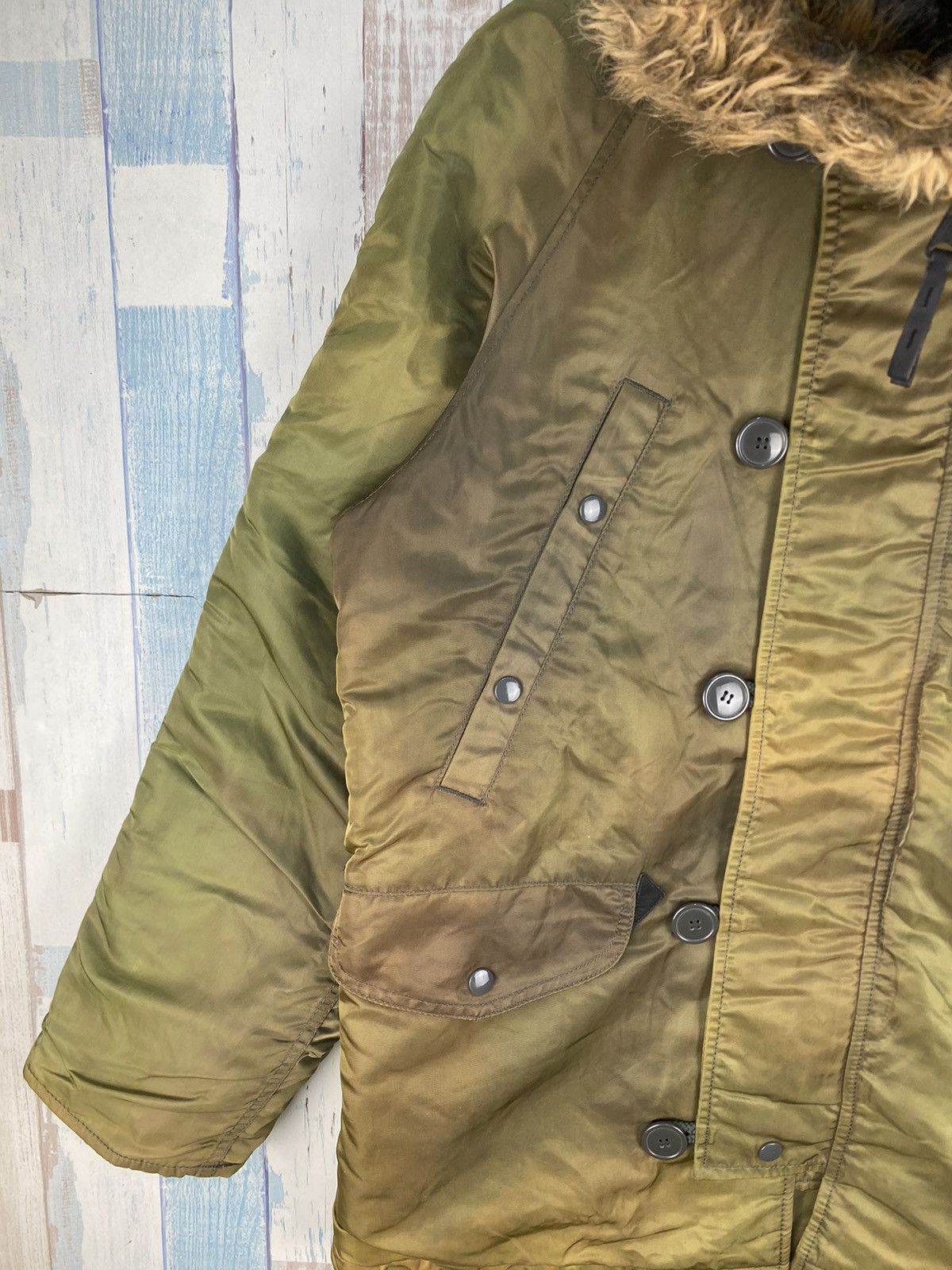 Alpha Industries × Vintage Vintage Alpha Industries Parka Cold Weather Sun Faded Size US L / EU 52-54 / 3 - 7 Thumbnail