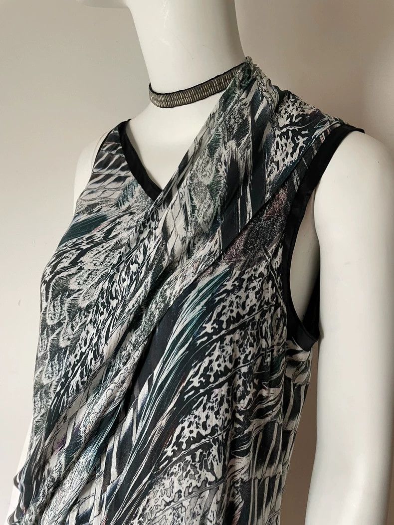 HELMUT LANG size4 A sheer silk dress