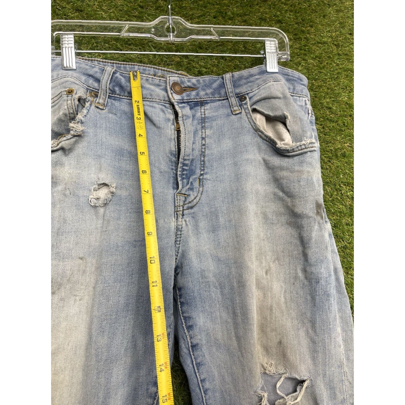 American Eagle Outfitters American Eagle Jeans Mens 34x34 Original Boot Cut Light Wash Western Cowboy Size US 34 / EU 50 - 7 Thumbnail