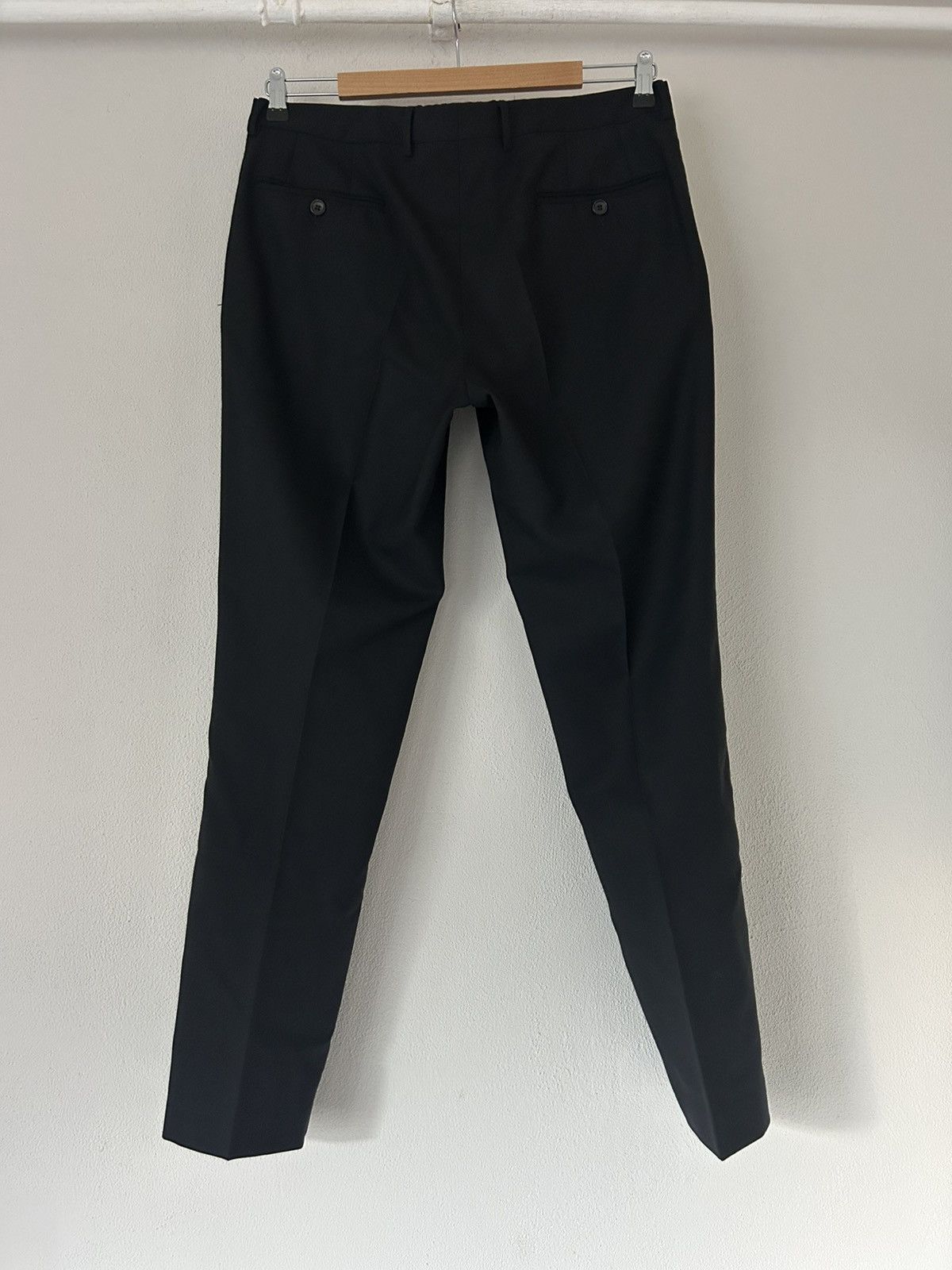 Gucci Gucci Black Wool Formal Trousers with Classic Pleats Size US 34 / EU 50 - 5 Thumbnail