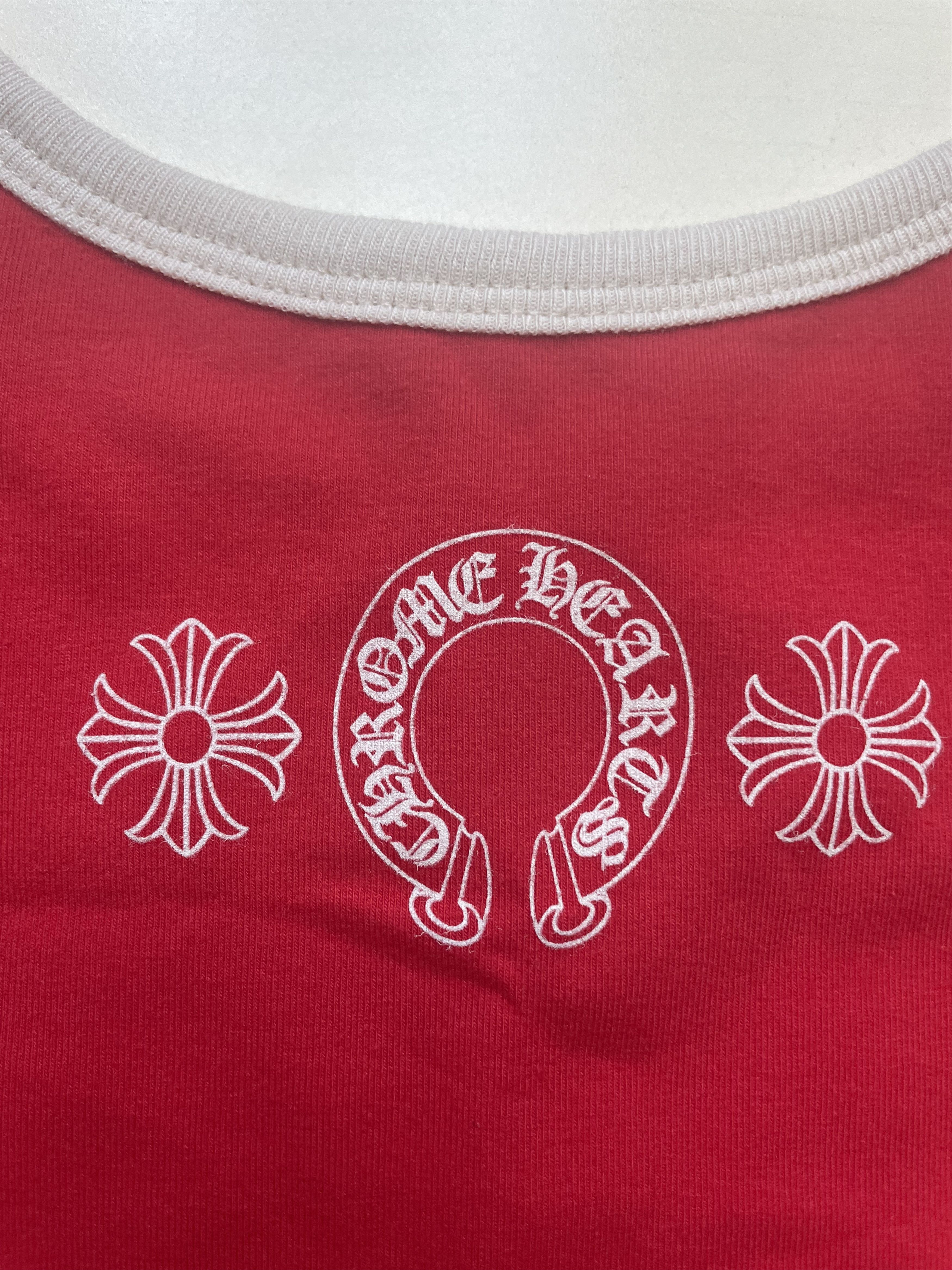 Chrome Hearts Chrome Hearts Red＆White Horseshoe Logo Tank top Size M / US 6-8 / IT 42-44 - 5 Thumbnail