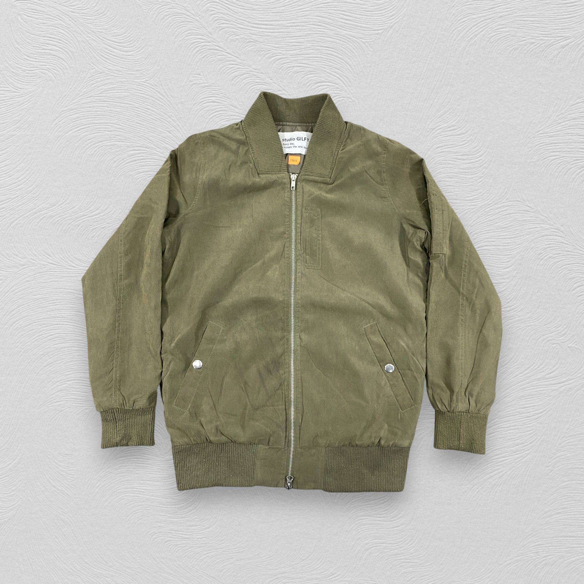 Japanese Brand Vintage Japanese Brand Studio GILFY Bomber Jacket -J302 Size US M / EU 48-50 / 2 - 1 Thumbnail