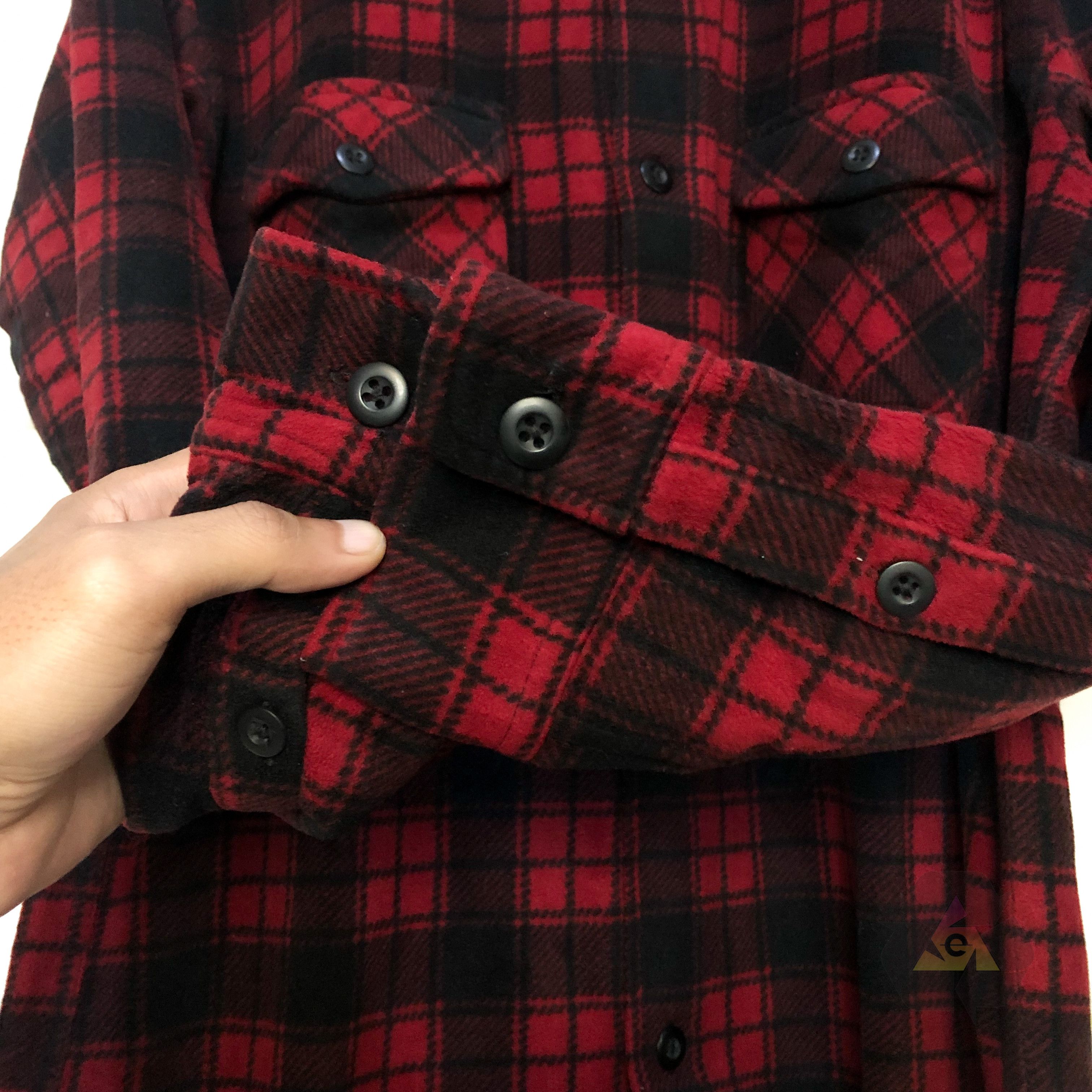 Uniqlo × Vintage Uniqlo Flannel Plaid Long Sleeve Y2K Size US L / EU 52-54 / 3 - 5 Thumbnail