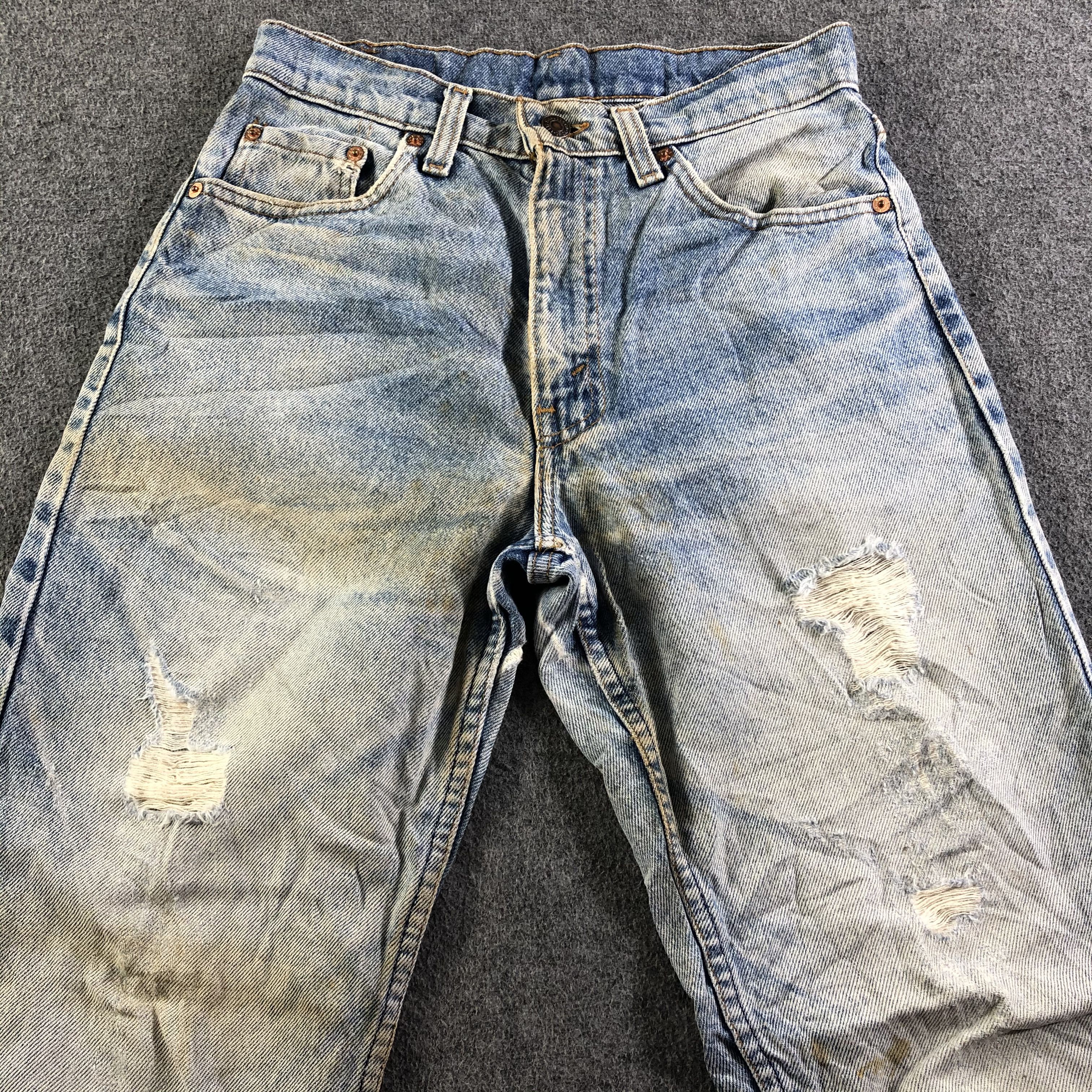Levi's 90s Vintage Light Wash Levis 510 Jeans-J3933 Size US 28 / EU 44 - 3 Thumbnail