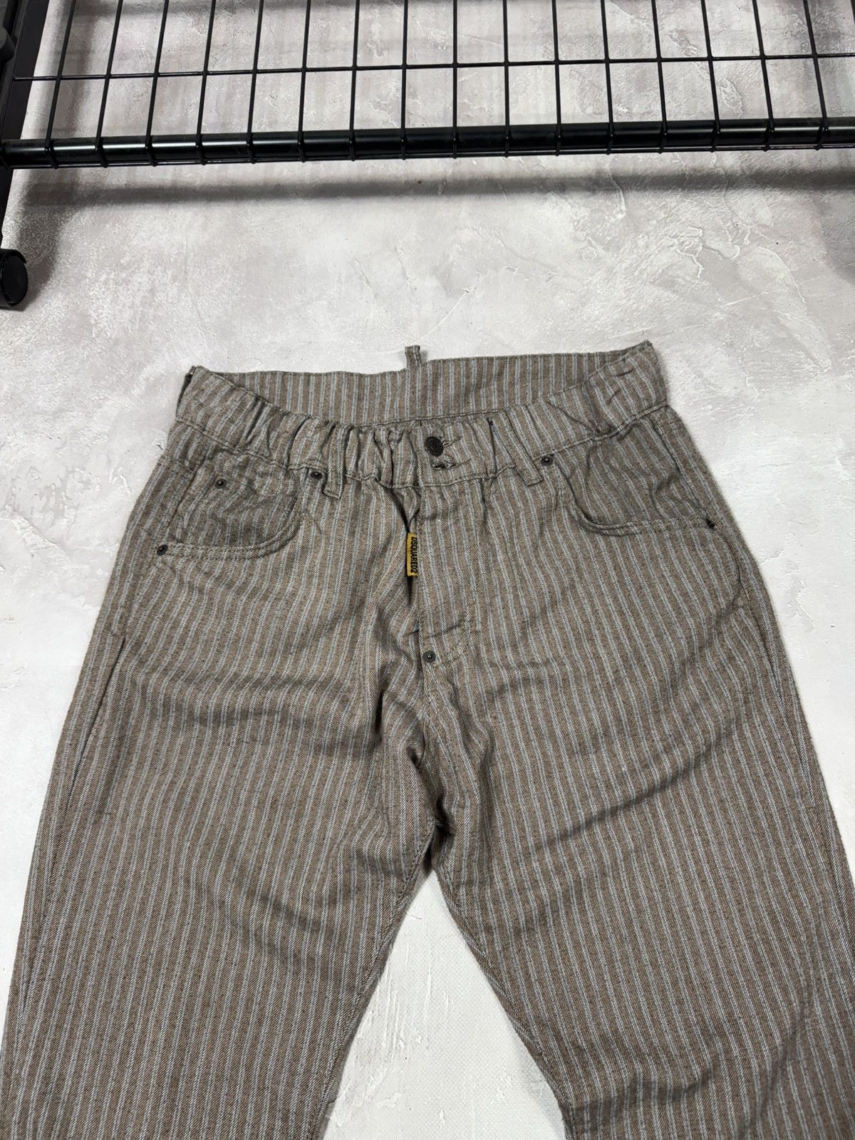 Dsquared2 Vintage Dsquared2 Striped Y2k Pants Size US 34 / EU 50 - 5 Thumbnail