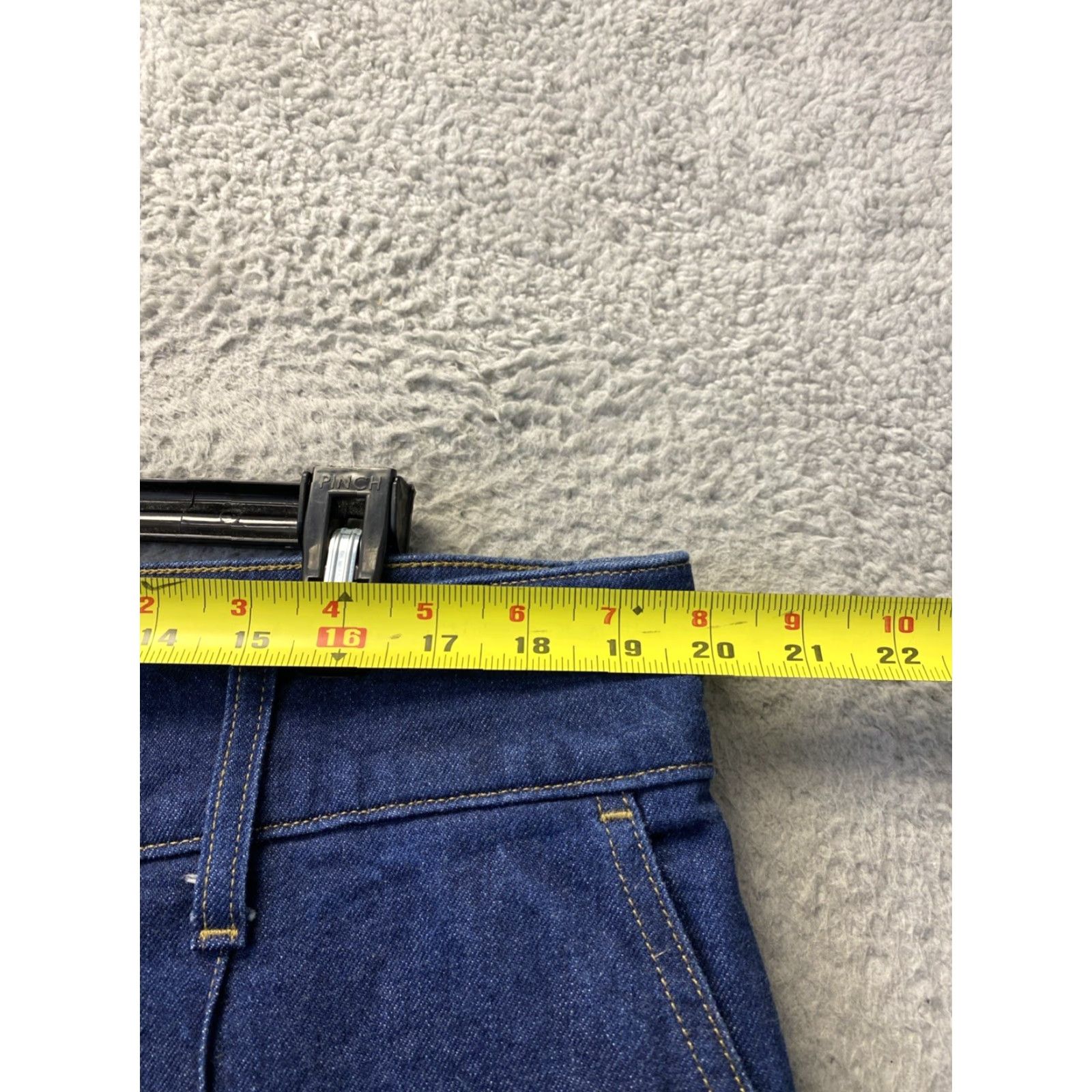 J.Crew J.Crew Jeans Women Wide-Leg 33 Regular Inseam 32 Blue Denim Cotton Button Stacked Buttons N/A Size 24" / US 00 / IT 34 - 6 Thumbnail