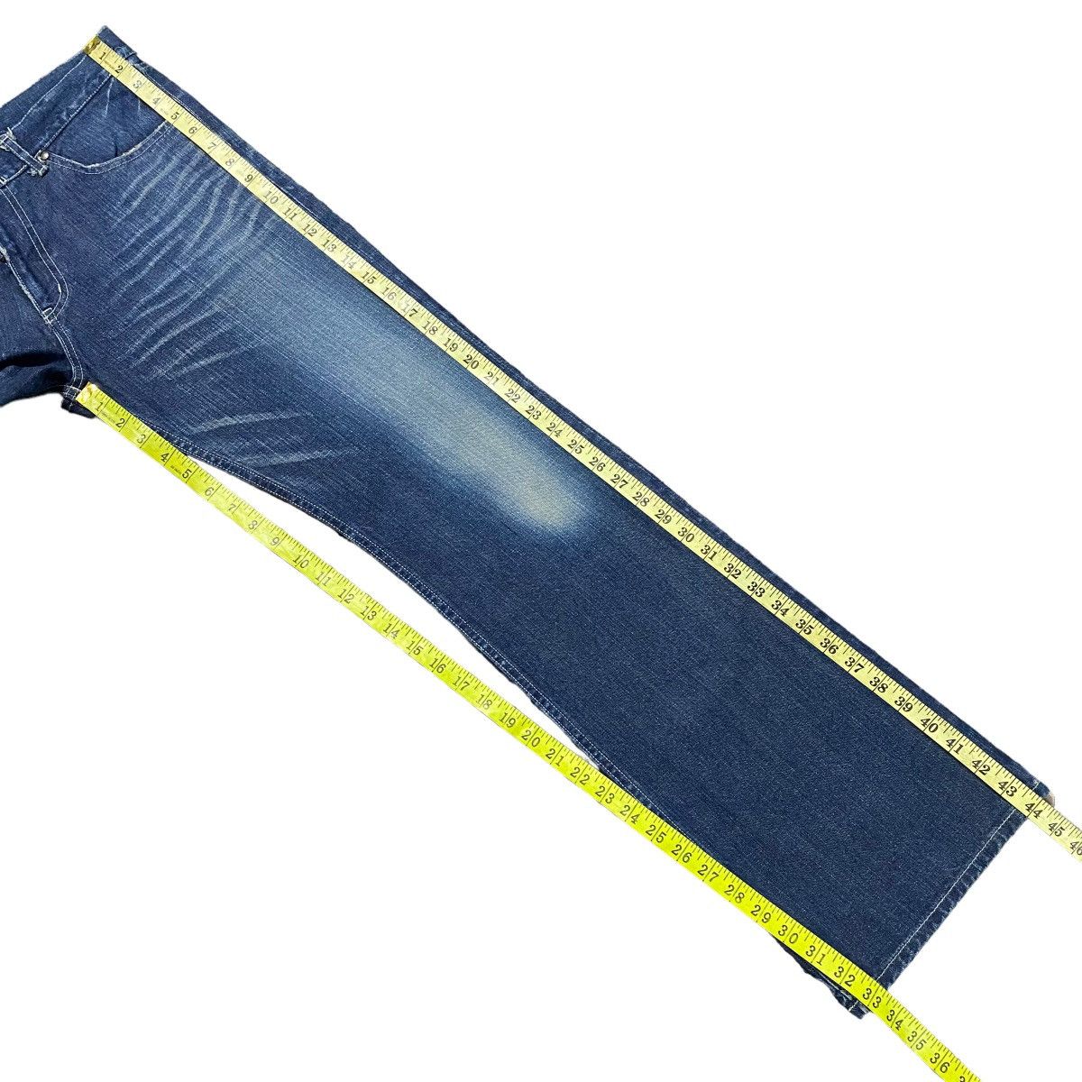 Japanese Brand Wizzard Japan Clawmark Denim Flare Jeans Hedi Slimane Size US 32 / EU 48 - 17 Thumbnail