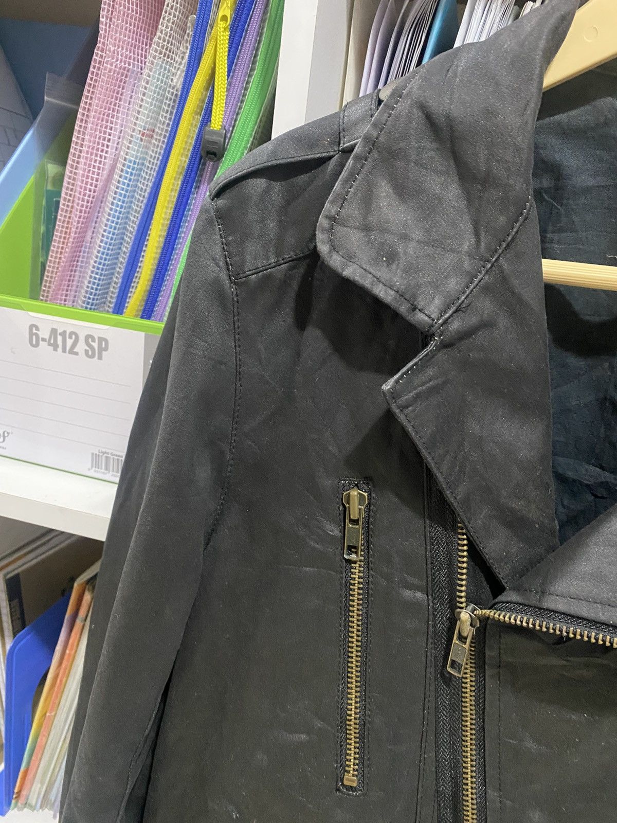 If Six Was Nine Roi Franc Double Collar Leather Jacket Size US S / EU 44-46 / 1 - 8 Thumbnail