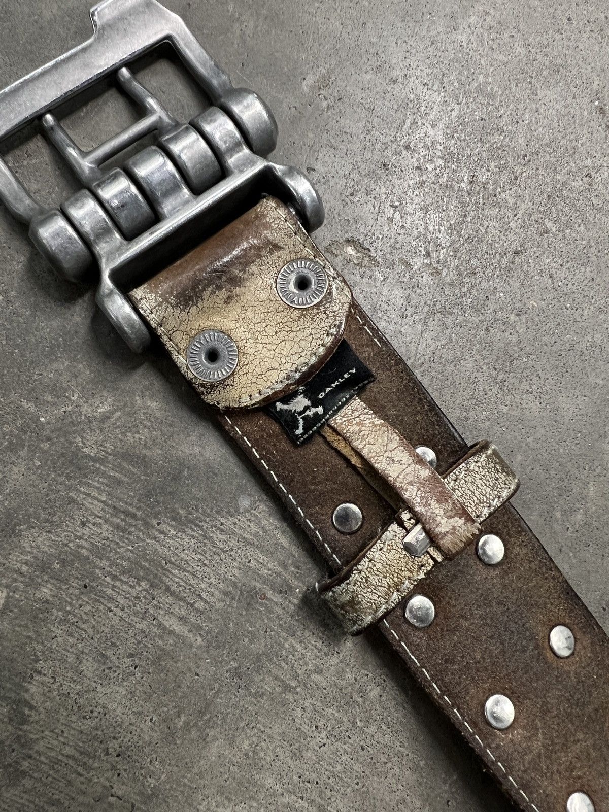 Oakley 00s Vintage Oakley Leather Belt Size ONE SIZE - 4 Thumbnail