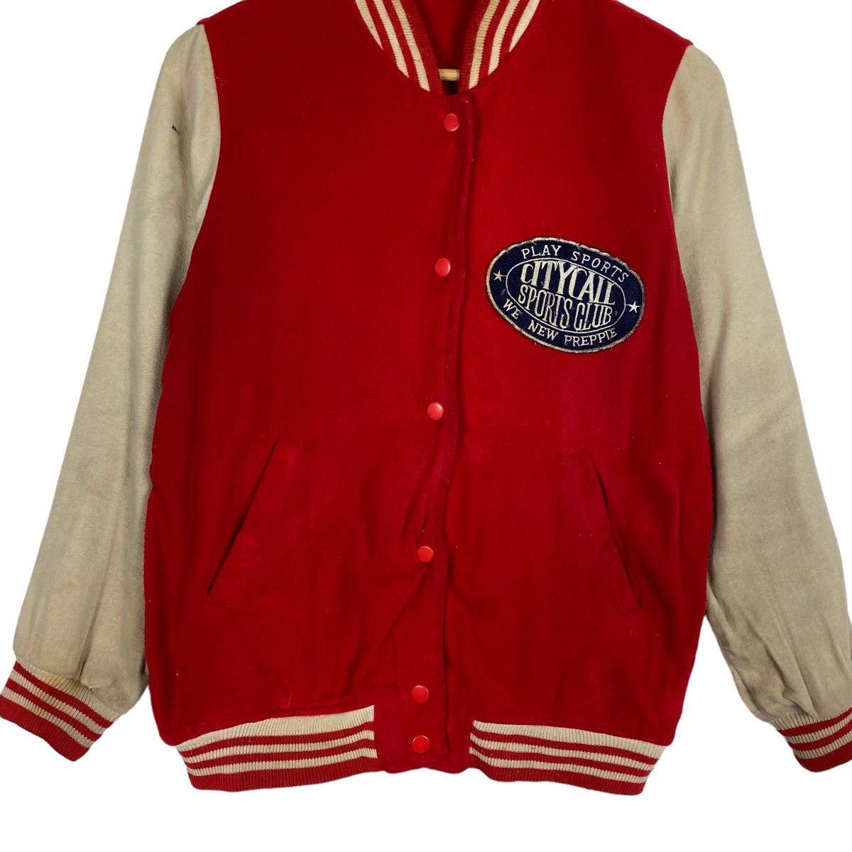 Japanese Brand Vintage City Call Sports Club Varsity Sweater Size US S / EU 44-46 / 1 - 4 Thumbnail