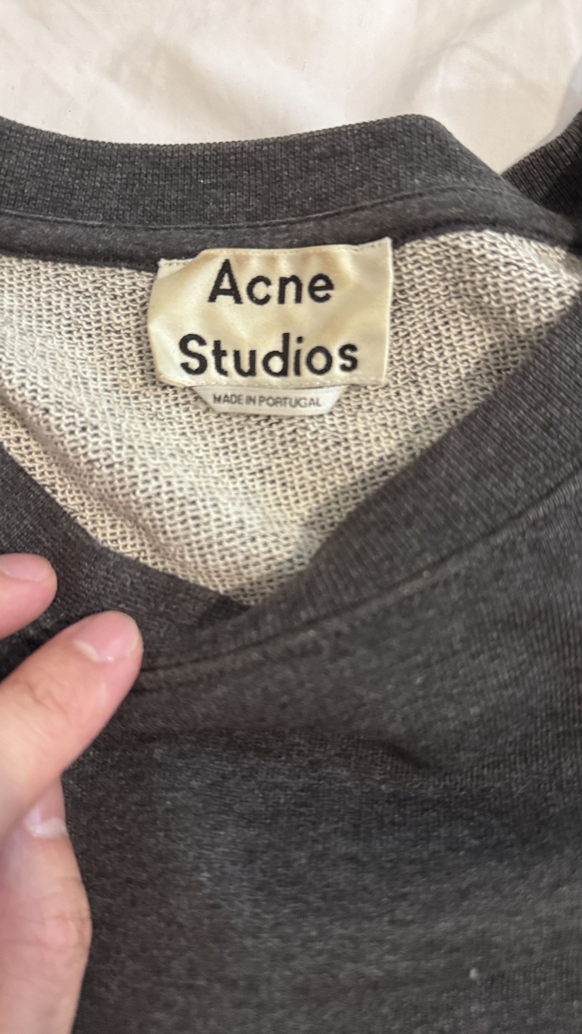 Acne Studios Acne Studios Sweatshirt Gray Men Small Size US S / EU 44-46 / 1 - 4 Thumbnail