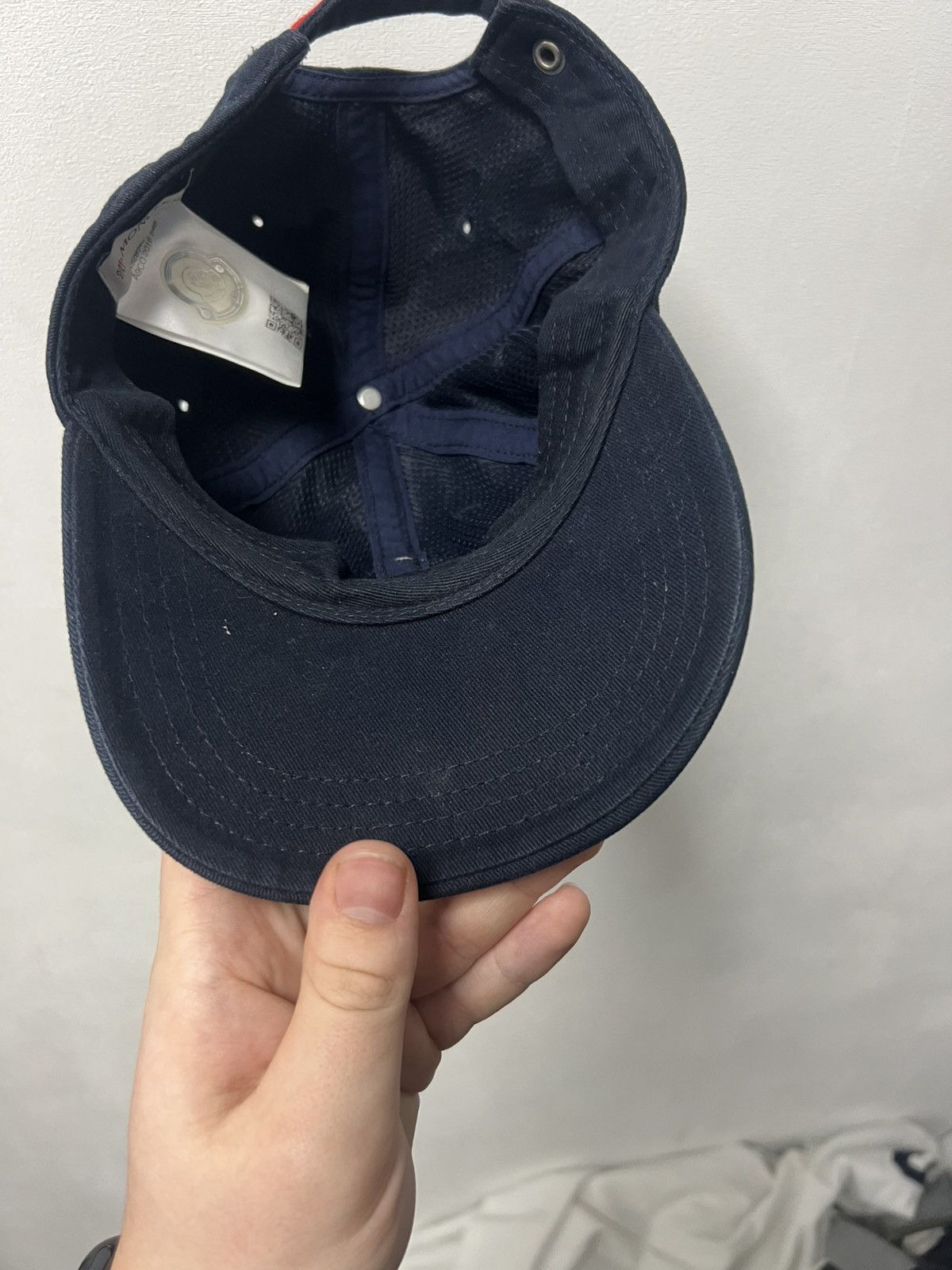 Moncler Men's Moncler Baseball Cap Hat Black Blue One Size Luxury Size ONE SIZE - 10 Thumbnail
