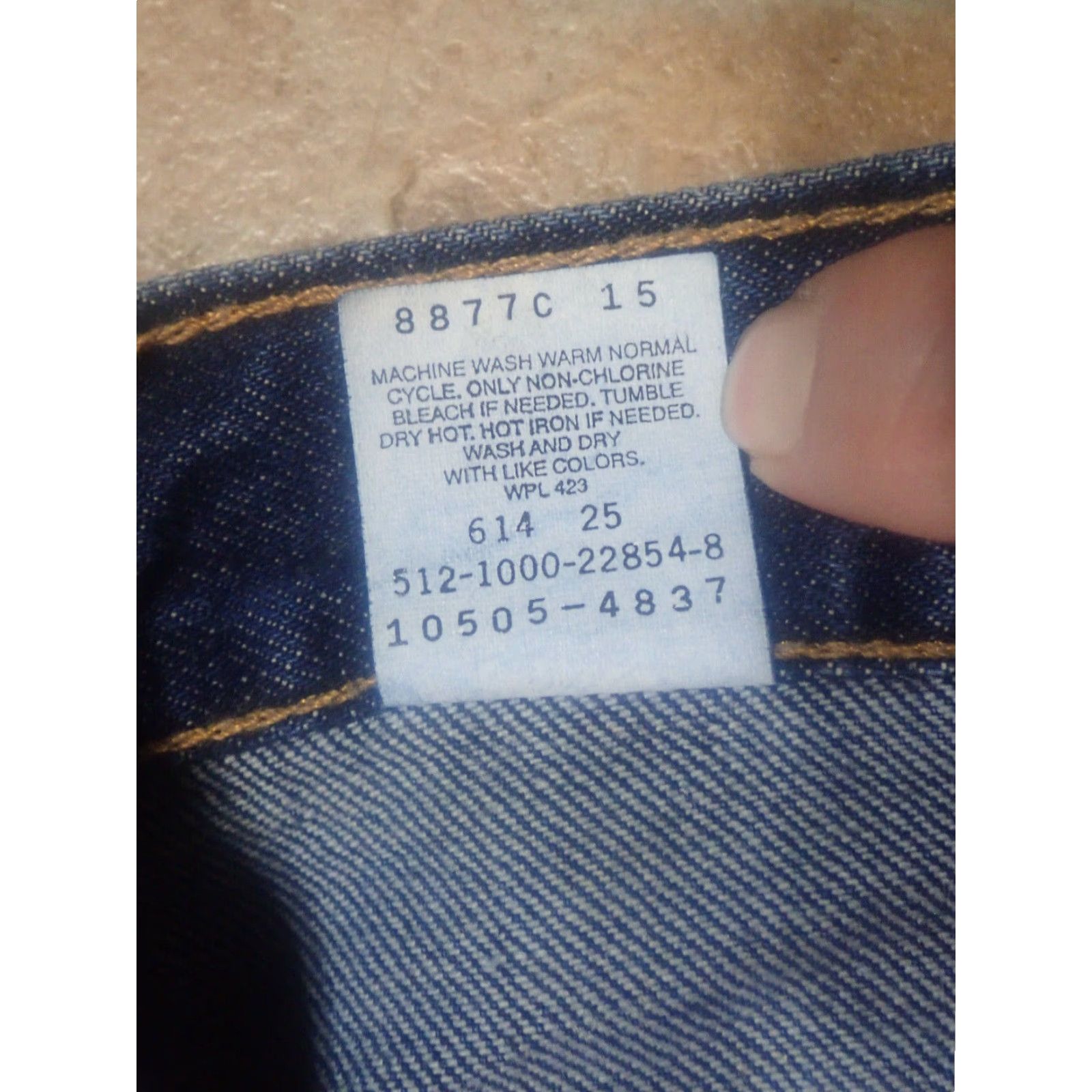 Vintage VINTAGE Levi's 505 Slim Fit Straight Leg Jeans Womens Size 11 (32x29) 2000s Y2K USA Dark Wash Distressed Size 32" / US 10 / IT 46 - 5 Thumbnail