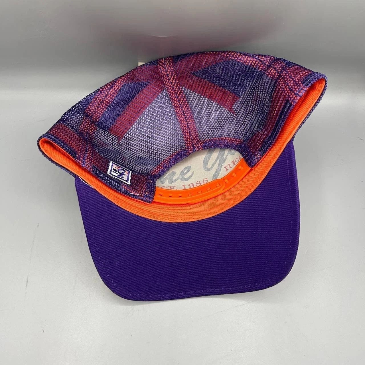 The Game Clemson Tigers NCAA Trucker Hat Men White Orange Snap Back Size ONE SIZE - 5 Thumbnail