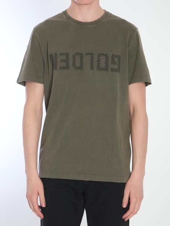Golden Goose GOLDEN GOOSE Men T-Shirts GMP01220 GREEN Size US S / EU 44-46 / 1 - 1 Thumbnail