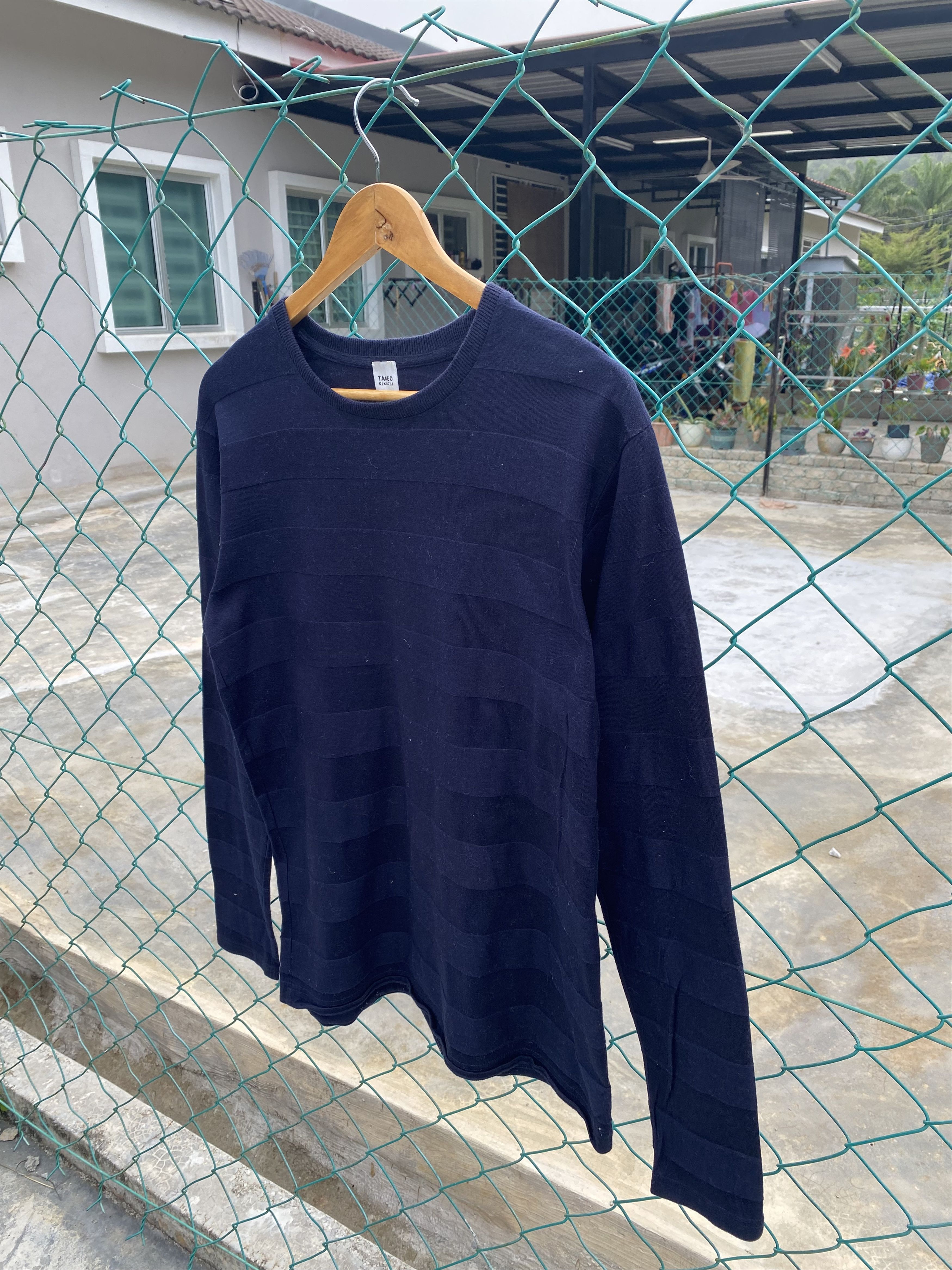 If Six Was Nine × Japanese Brand × Takeo Kikuchi Takeo Kikuchi breton striped long sleeve tshirt Size M / US 6-8 / IT 42-44 - 4 Thumbnail