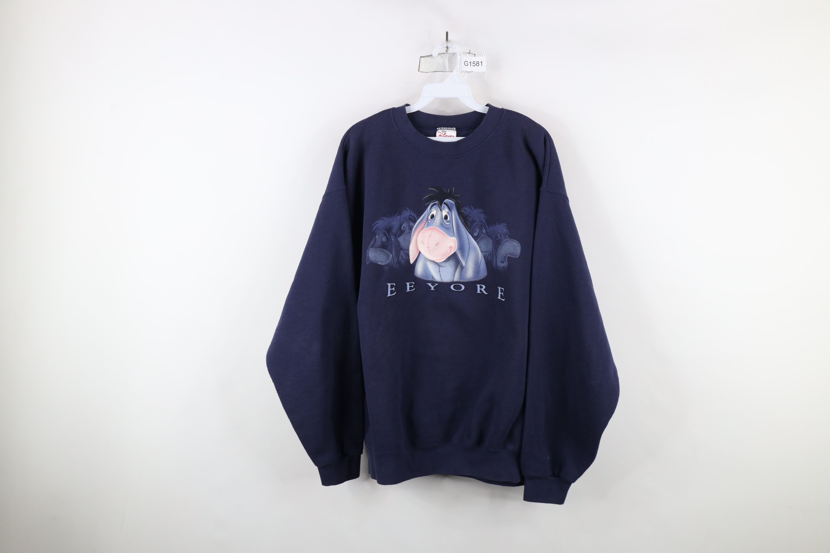Disney × Vintage Vintage 90s Disney Winnie the Pooh Eeyore Sweatshirt USA Size L / US 10 / IT 46 - 1 Thumbnail