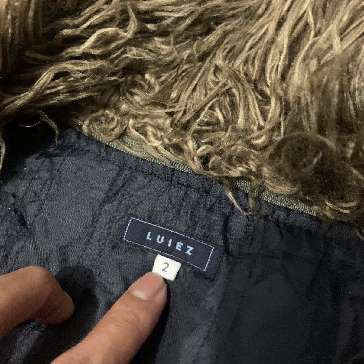 If Six Was Nine Vkei Luiez faux fur denim jacket ifsixwasnine Lgb kmrii Size US M / EU 48-50 / 2 - 4 Thumbnail