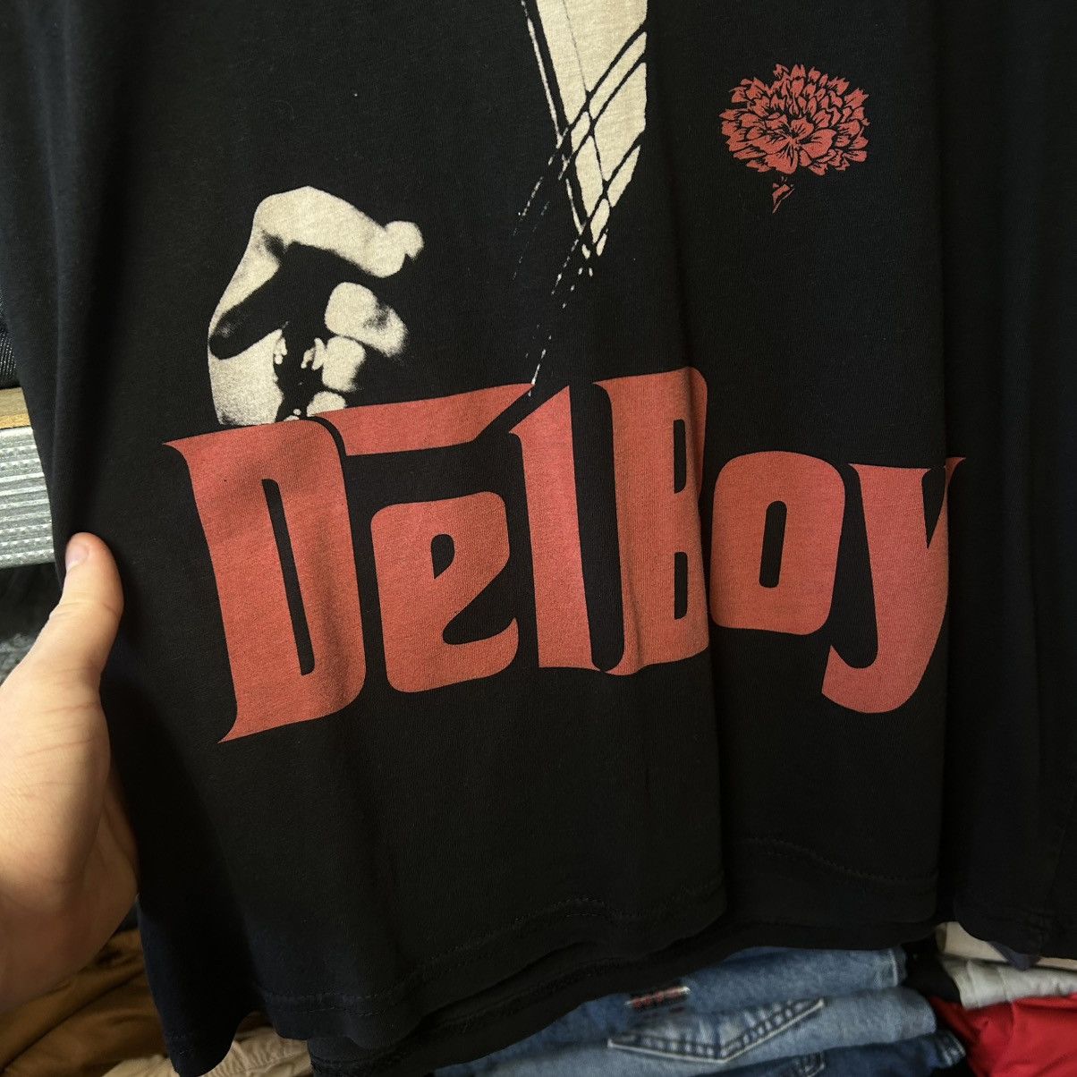 Vintage Vintage Delboy Big Logo 2000’s Movie streetwear tee Size US M / EU 48-50 / 2 - 3 Thumbnail