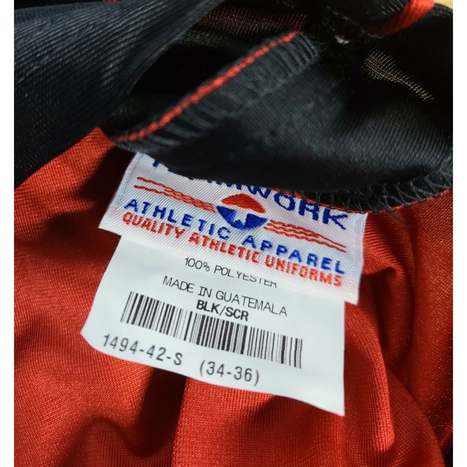 Vintage Teamwork Athletic Apparel Tank S Unisex Adults Reversible Red & Black Men's? Women? Size US S / EU 44-46 / 1 - 2 Thumbnail
