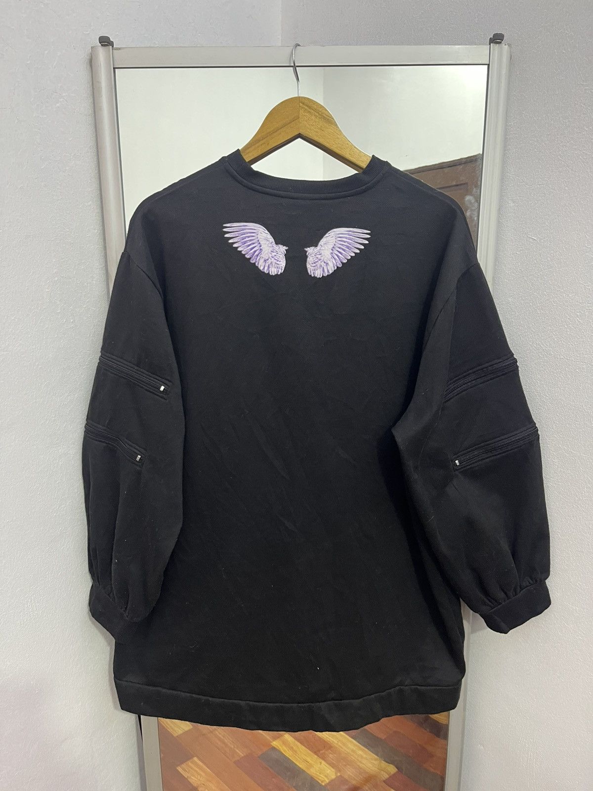 Anime Sanrio Kuromi Angel Graphic Sweatshirt Oversized XL Size US XL / EU 56 / 4 - 9 Thumbnail