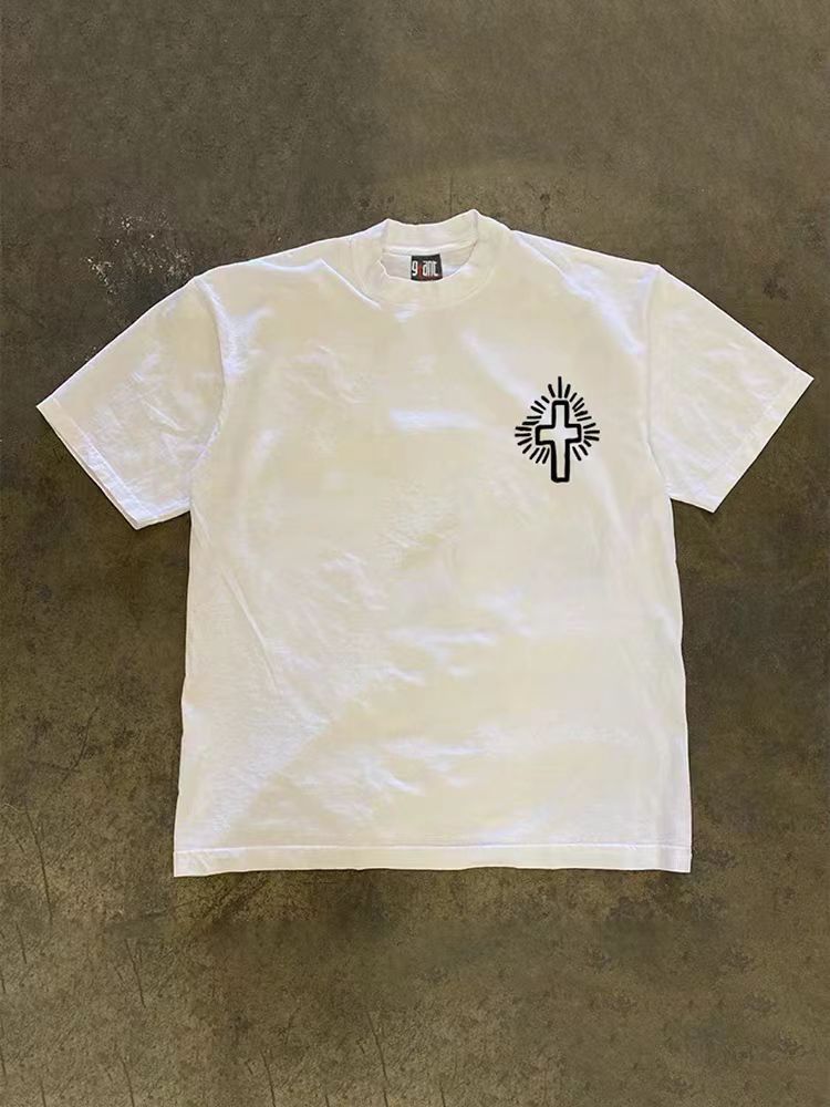 Japanese Brand × Vintage Street washed retro peace dove print loose t-shirt Size US M / EU 48-50 / 2 - 2 Thumbnail