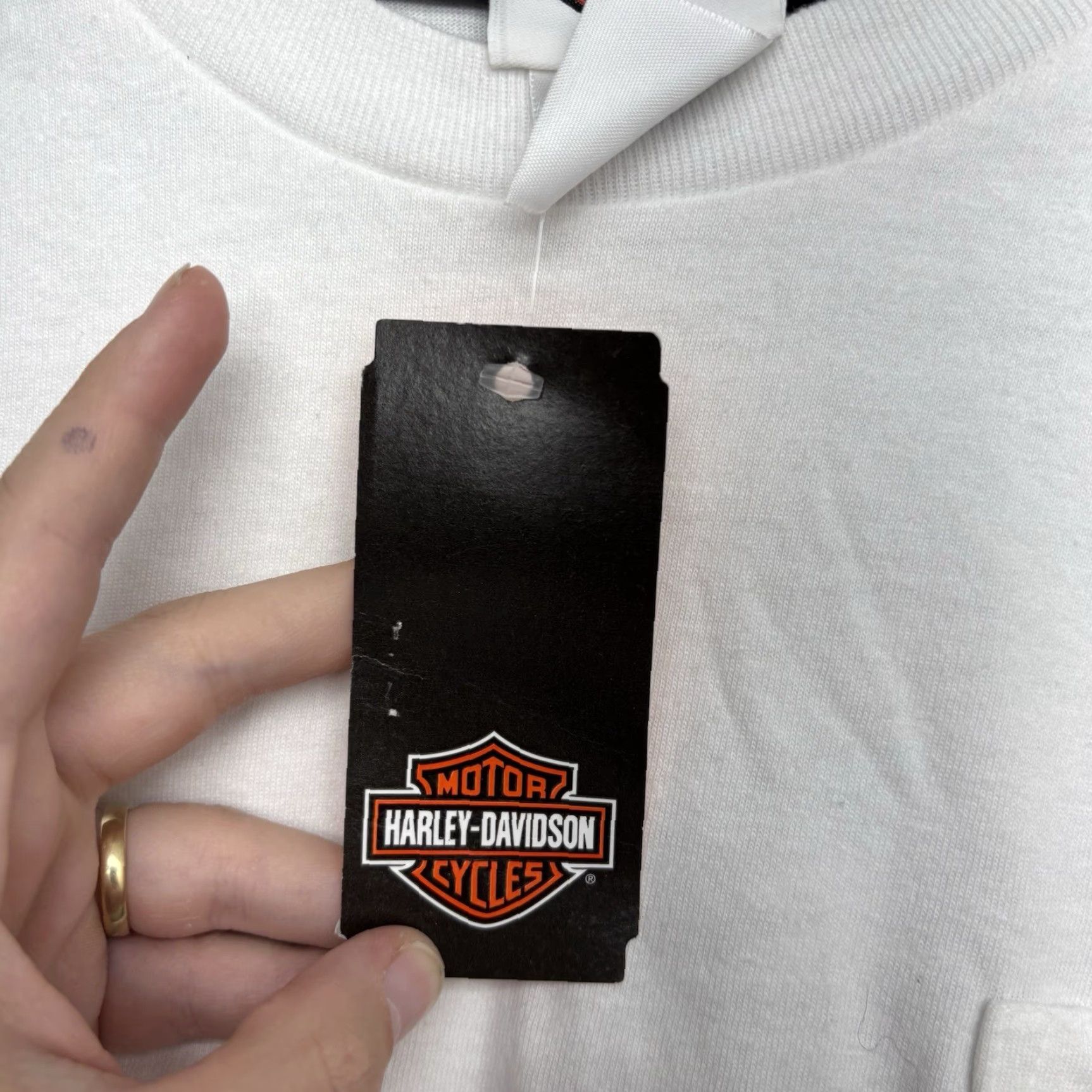 Harley Davidson VINTAGE Harley-Davidson Graphic Shirt XL White Short Sleeve Clown Biker Grunge 2010s Mens Size US XL / EU 56 / 4 - 7 Thumbnail