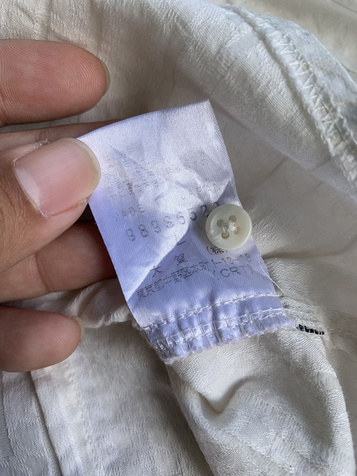 Issey Miyake × Japanese Brand × Morgan Homme Vtg 90s Morgan Homme stripe panttern Fly Button Size US L / EU 52-54 / 3 - 9 Thumbnail