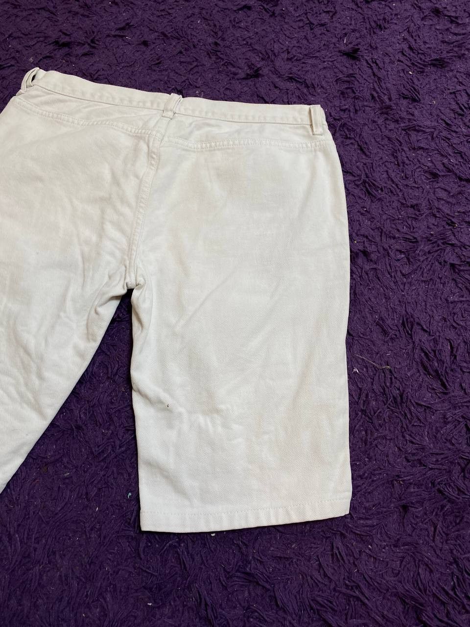 Diesel Diesel logo Vintage white denim Shorts Y2K made in Italy Size US 32 / EU 48 - 16 Thumbnail