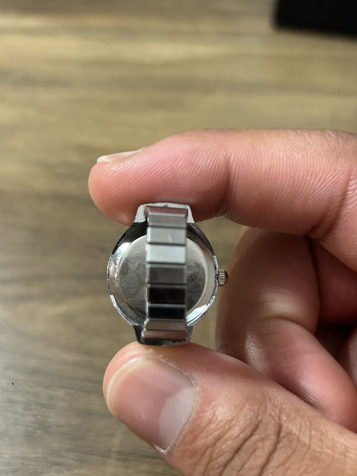 Vintage Silver watch ring Size ONE SIZE - 5 Thumbnail