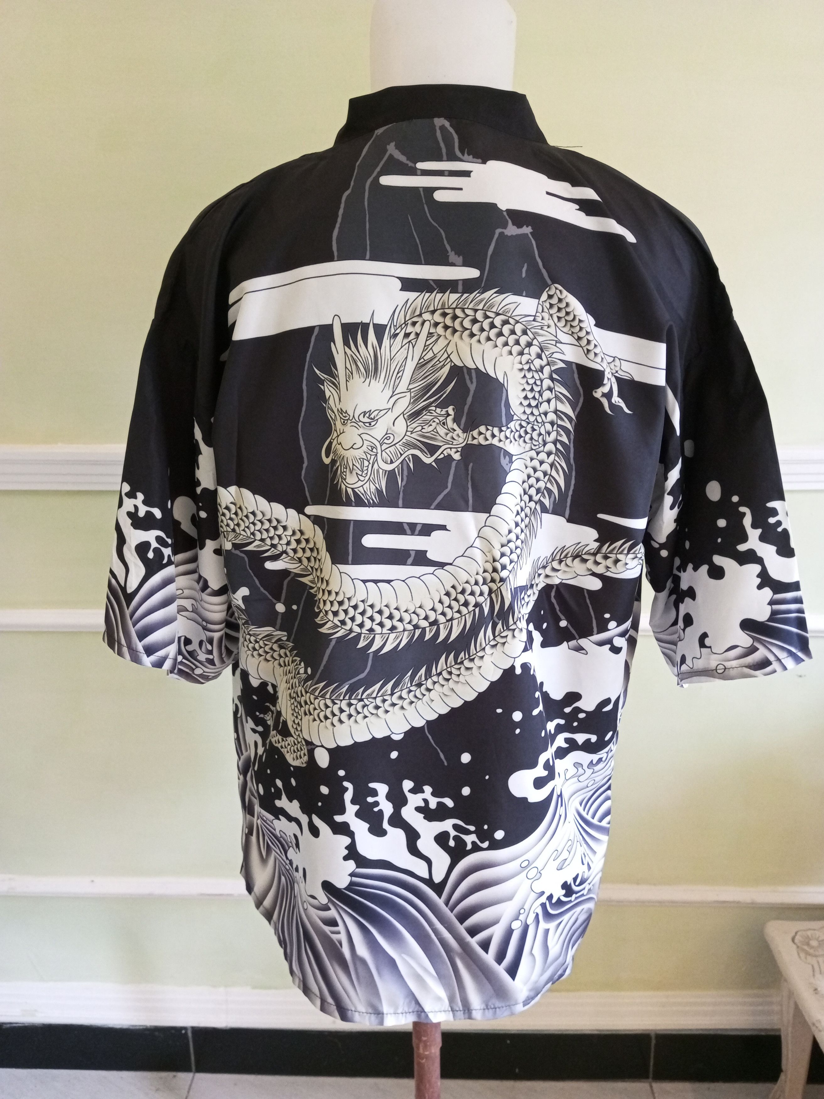 Japanese Brand Vintage kimono Japan dragon all over print Size US L / EU 52-54 / 3 - 1 Thumbnail