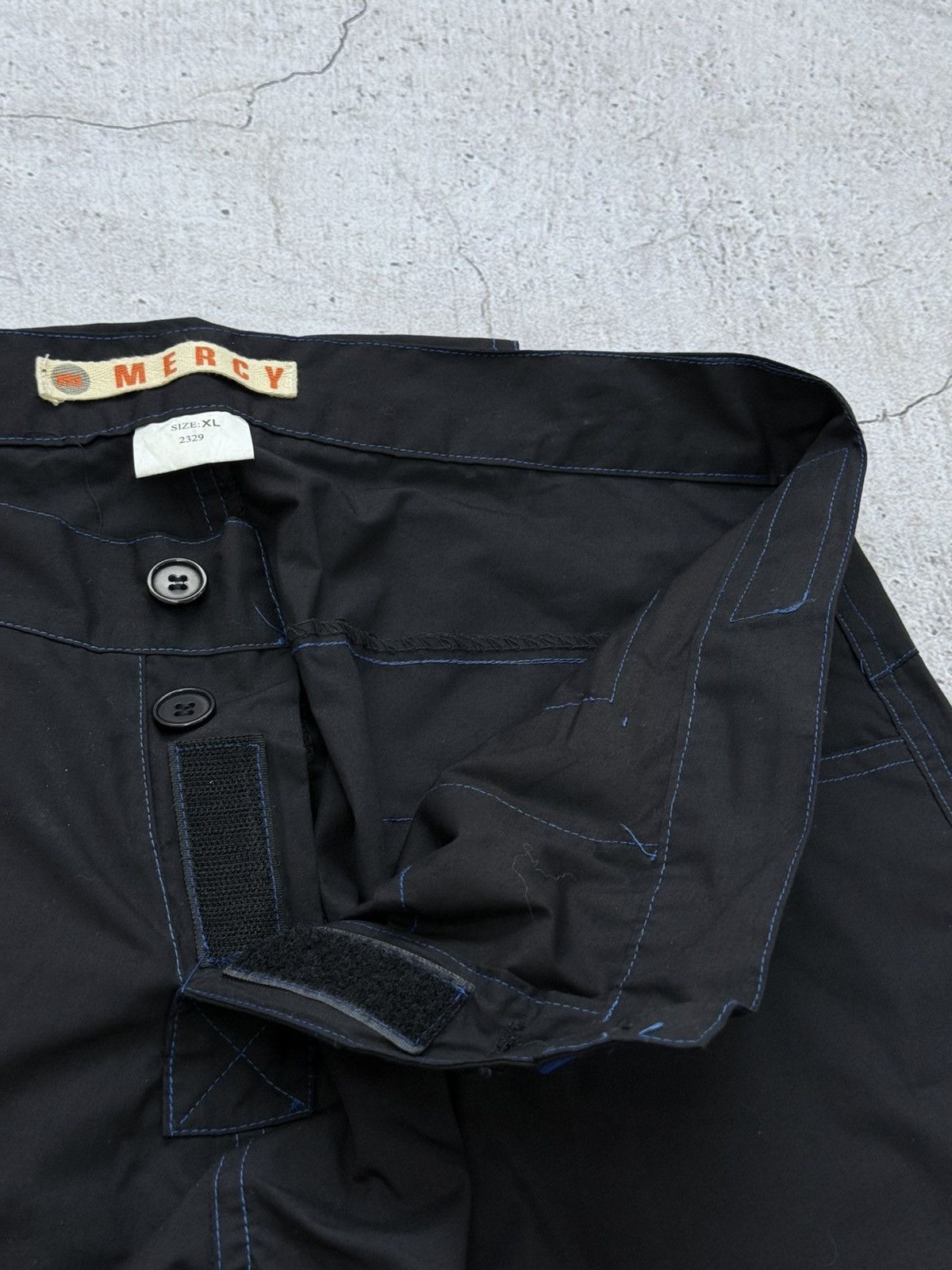 Japanese Brand Vintage Y2K Mercy Balenciaga Style Rave Bondage Baggy Pants Size US 36 / EU 52 - 12 Thumbnail
