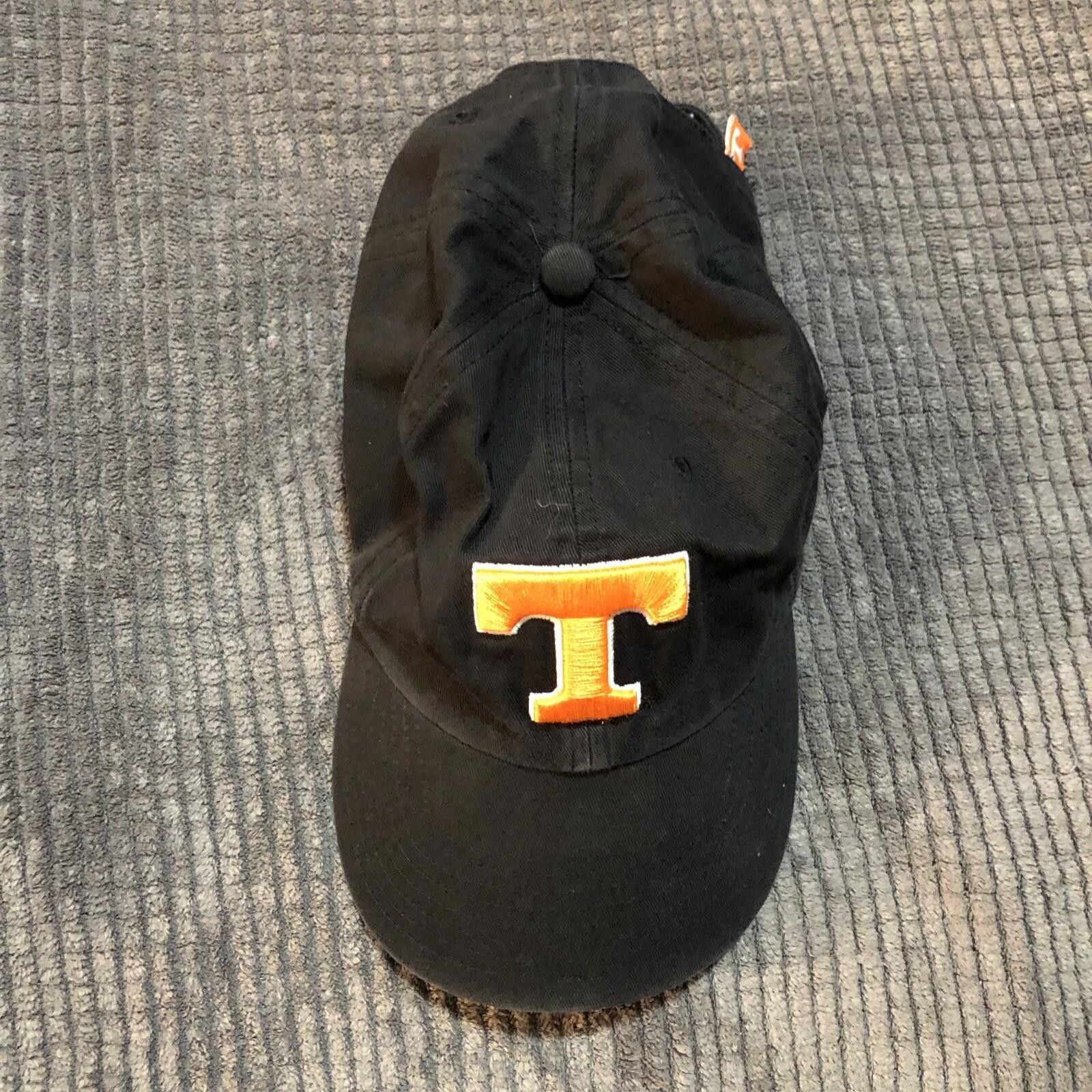 47 Tennessee Vols Volunteers Black Adjustable Adult Hat Size ONE SIZE - 2 Thumbnail