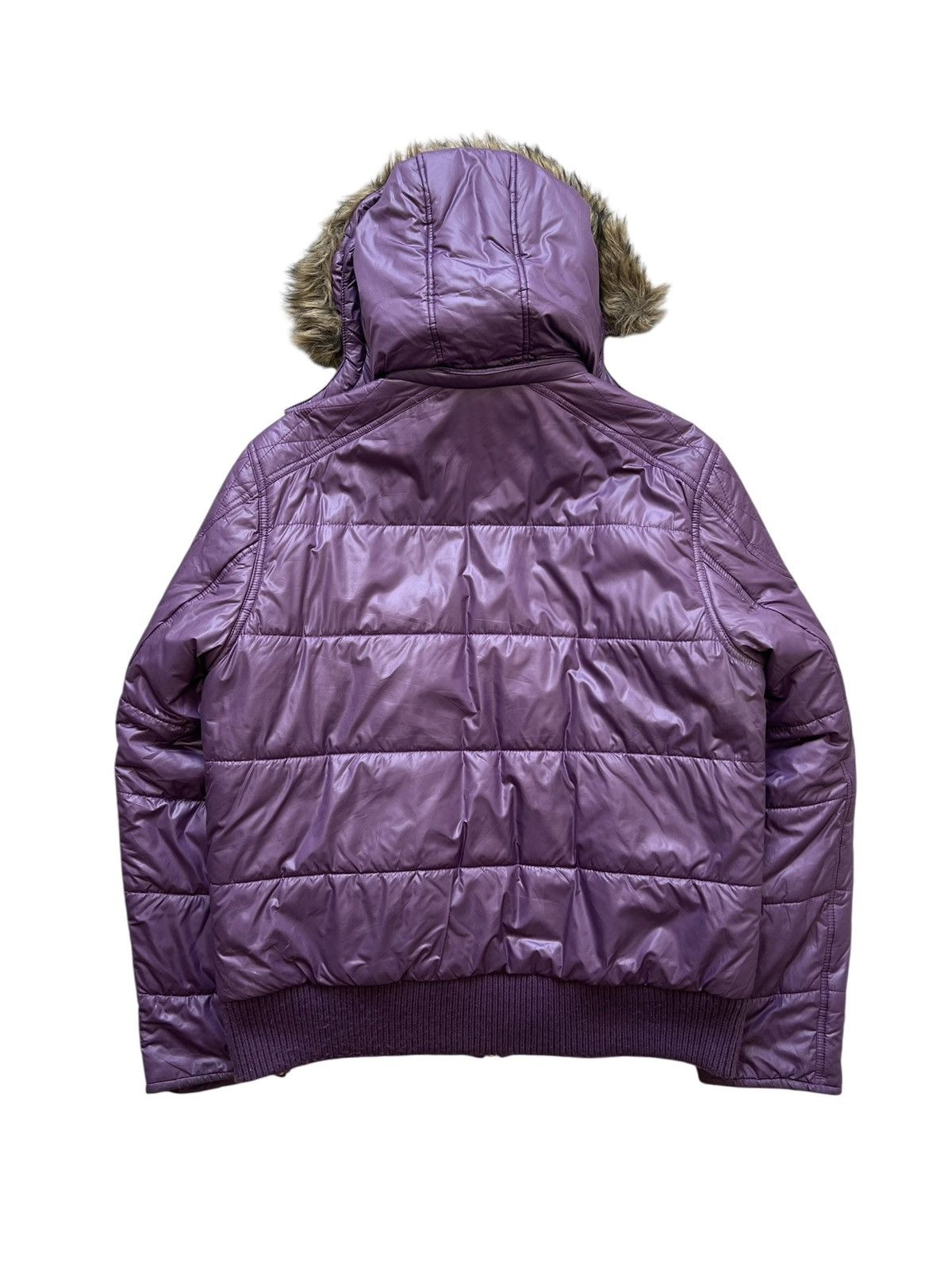 semanticdesign 2000s Semantic Design Fur Hooded Puffer Jacket Size US L / EU 52-54 / 3 - 3 Thumbnail