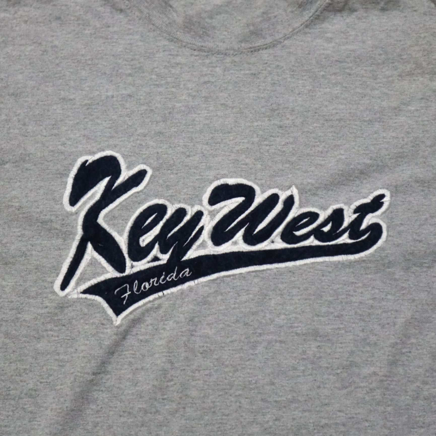 Gildan Gildan Shirt Men M Key West Florida Short Sleeve Tee T-Shirt Gray 100% Cotton Regular Crew Neck All Seasons Size US M / EU 48-50 / 2 - 2 Thumbnail