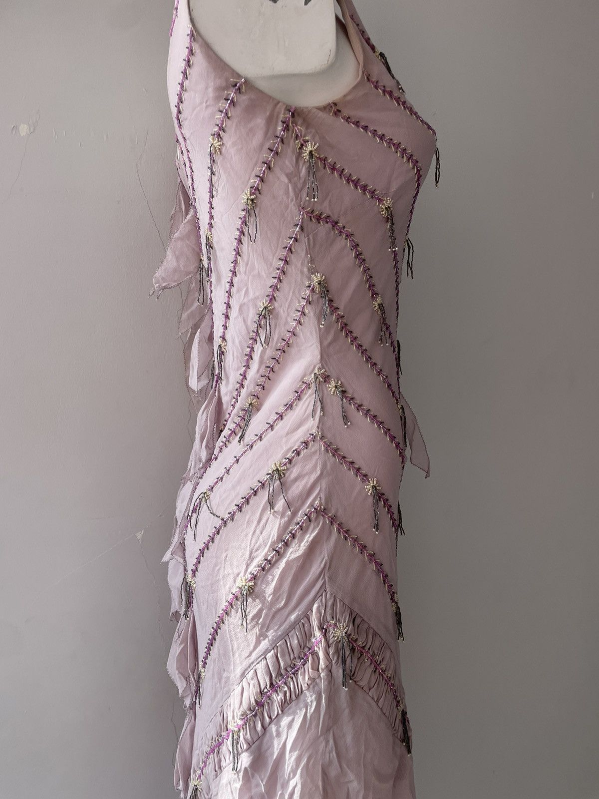 Vintage Italian silk dress Size S / US 4 / IT 40 - 15 Thumbnail