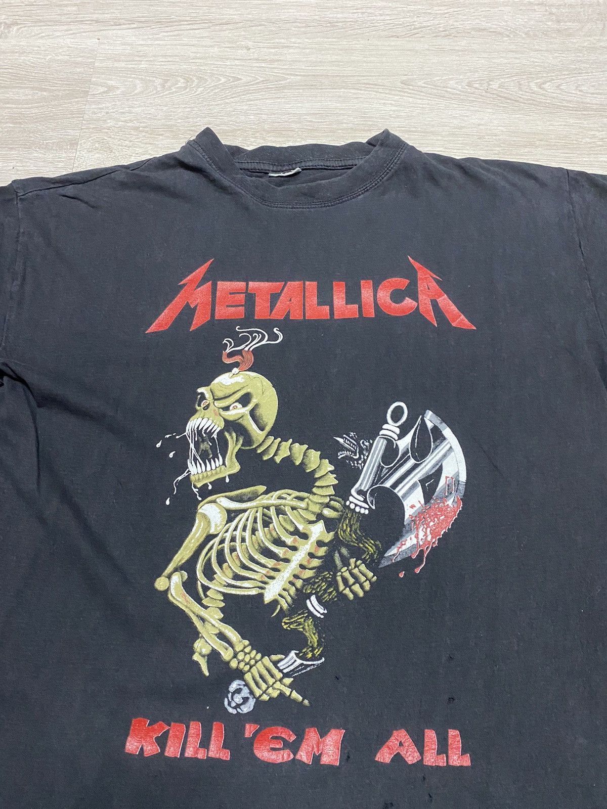 Metallica Vintage Metallica Kill EM All 1995 Rock Tee Skull Size US M / EU 48-50 / 2 - 2 Thumbnail