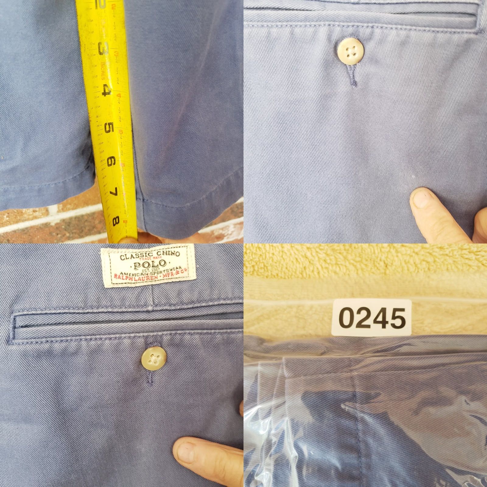 Ralph Lauren VINTAGE Ralph Lauren Shorts Mens 38 Polo Men Tyler 38x8 Navy Pleated Front Cotton Cool Wear Size US M / EU 48-50 / 2 - 9 Thumbnail