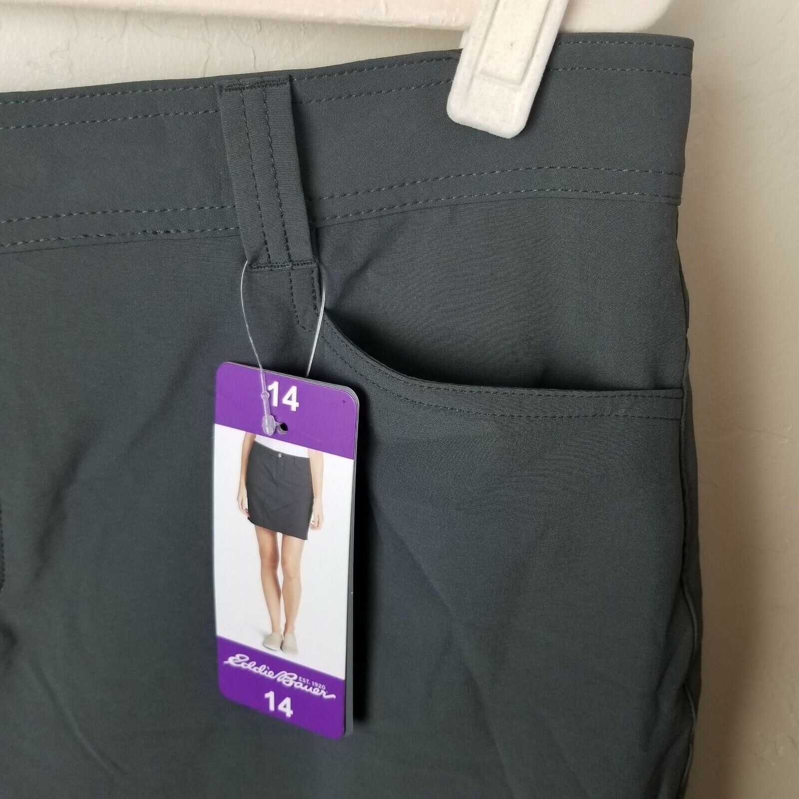 Eddie Bauer Eddie Bauer Womens Adventurer 2.0 Mini Skort Size 14 Gray Size 36" / US 14 / IT 50 - 9 Thumbnail