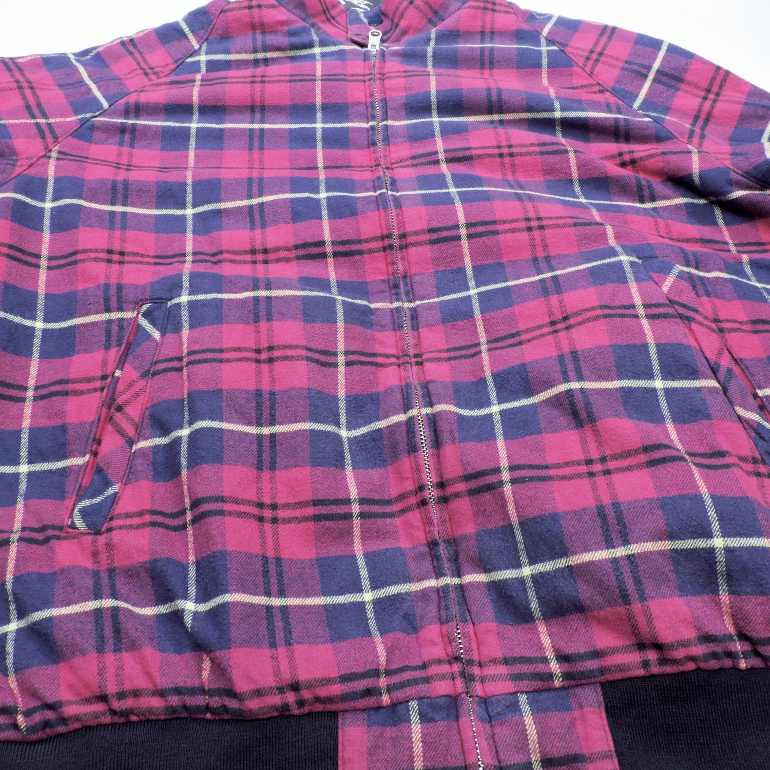 Swagger 00'S SWAGGER REVERSIBLE SKELETON BIRD PATTERN PLAID JACKET Size US S / EU 44-46 / 1 - 10 Thumbnail