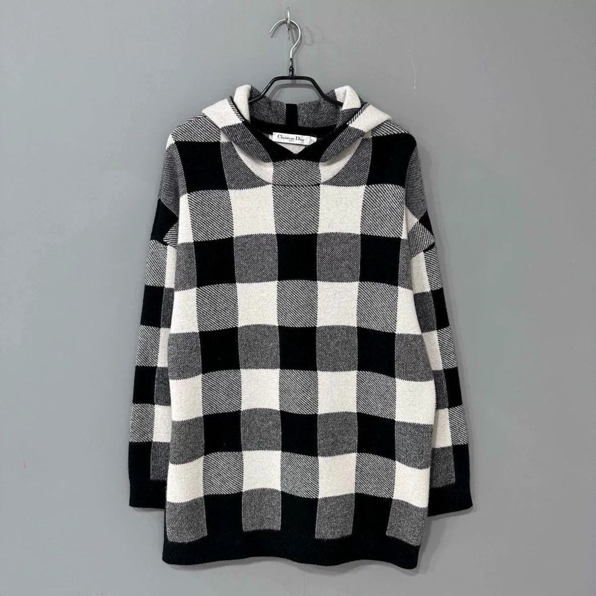 Dior Dior JAdior Cashmere Plaid Hoodie Size S / US 4 / IT 40 - 1 Thumbnail