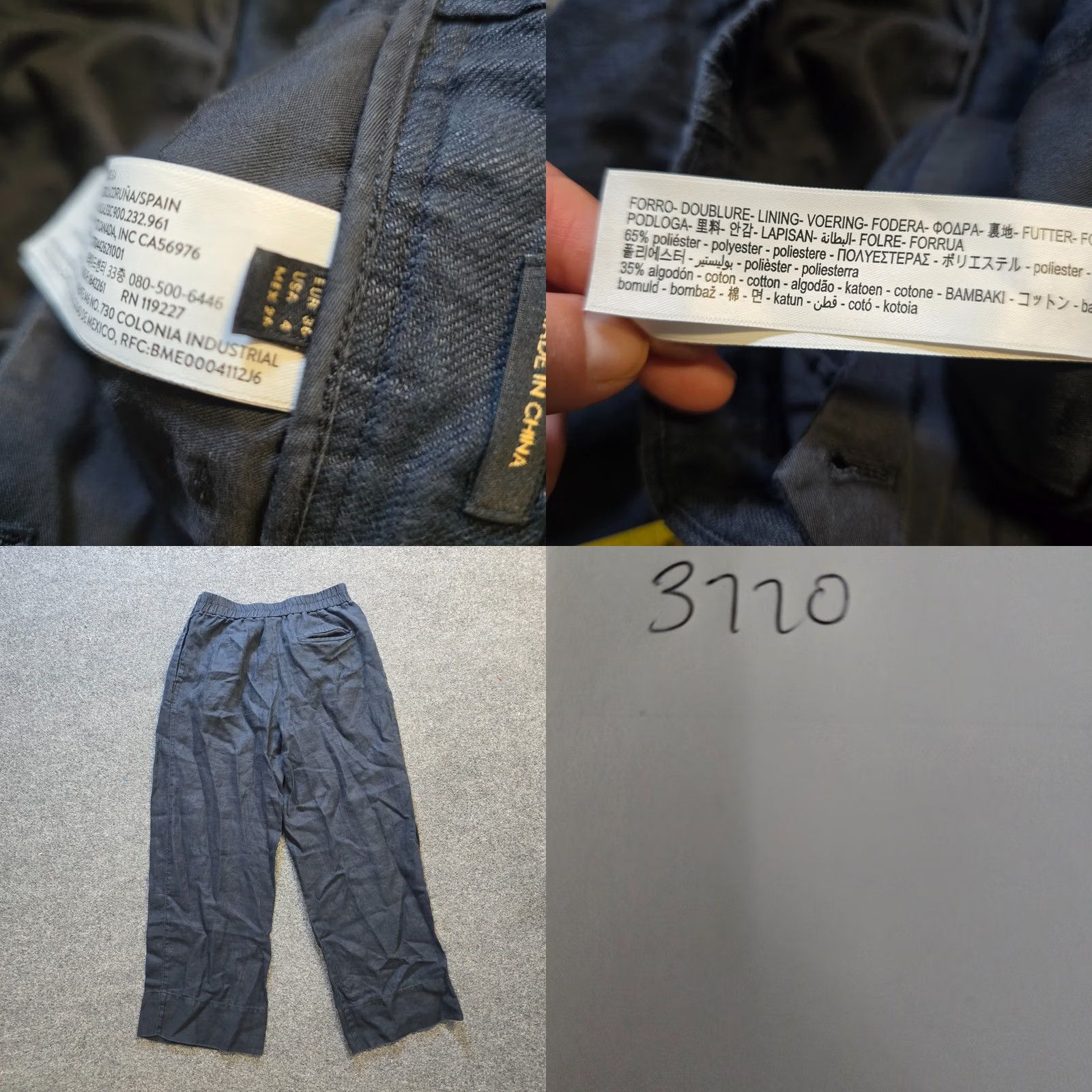 Massimo Dutti Mossimo Dutti Pants Womens Size 4 Straight Leg Ankle Beachy Lightweight Casual Clothing Size 27" / US 4 / IT 40 - 8 Thumbnail