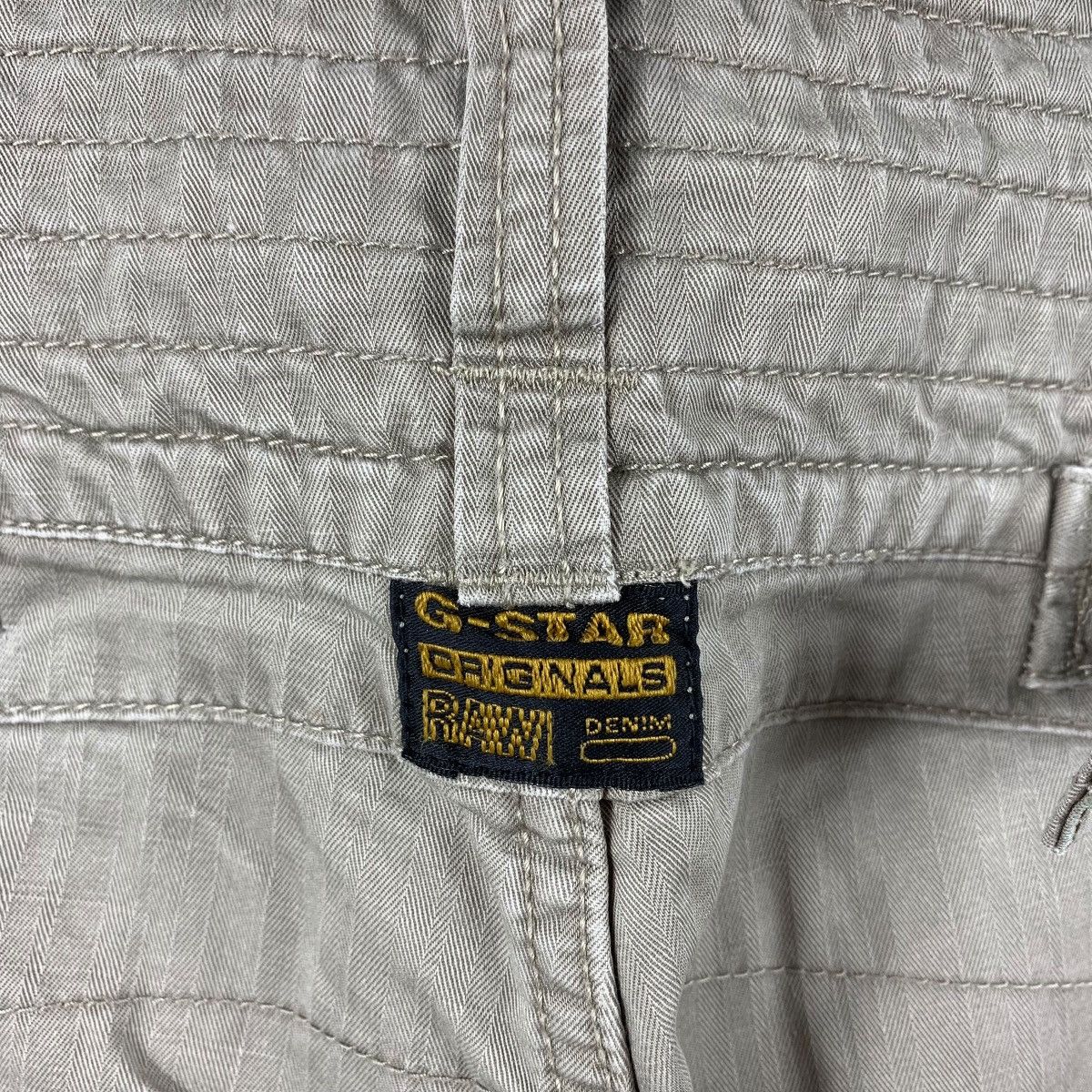 G-Star G-STAR Raw zipped khaki jeans pants Size US 31 - 21 Thumbnail