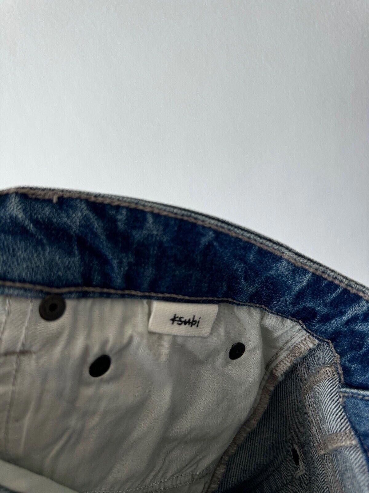 Ksubi Ksubi mens denim jean jeans chitch 32 blue tour heroism Size US 32 / EU 48 - 8 Thumbnail