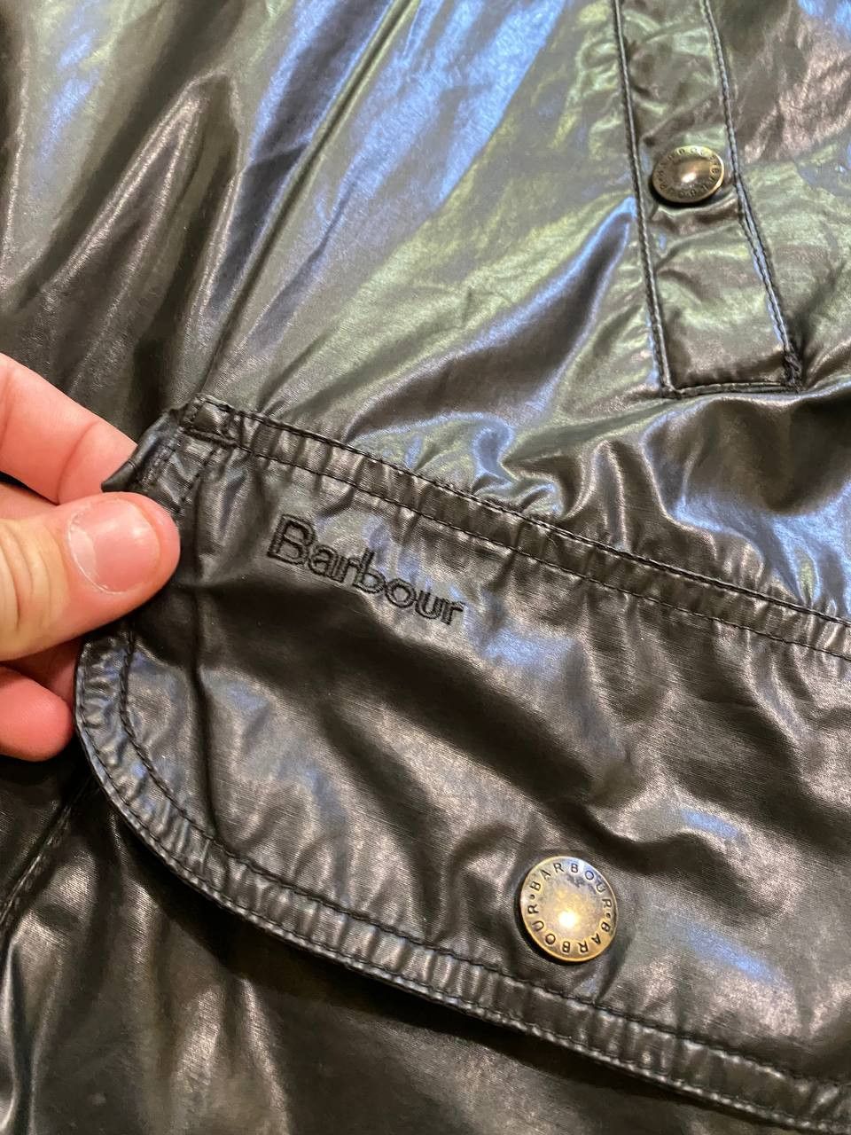Barbour vintage black jacket luxury Barbour Streetwear Y2K Size US L / EU 52-54 / 3 - 5 Thumbnail