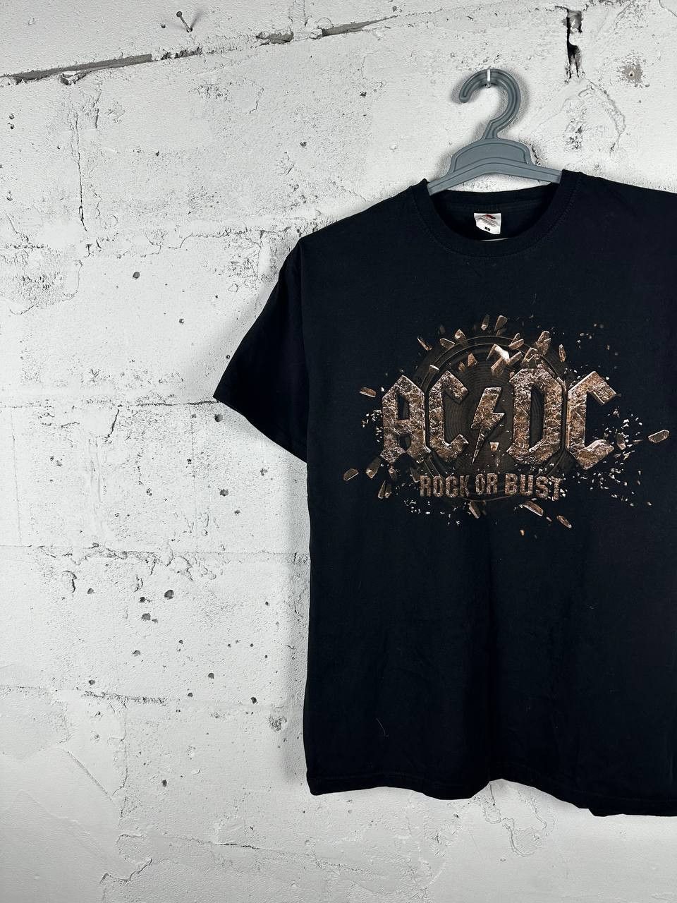 AC/DC × Band Tees × Vintage Vintage AC/DC Rock Or Bust World Tour Graphic T Shirt Large Size US L / EU 52-54 / 3 - 3 Thumbnail