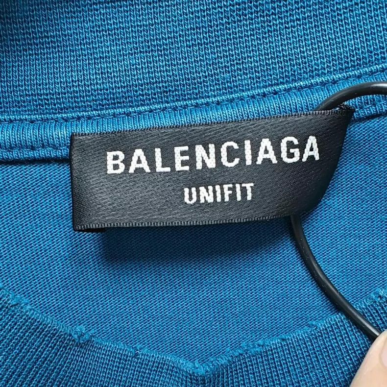 Balenciaga Double B Destroy Logo Ripped Distressed Long Sl