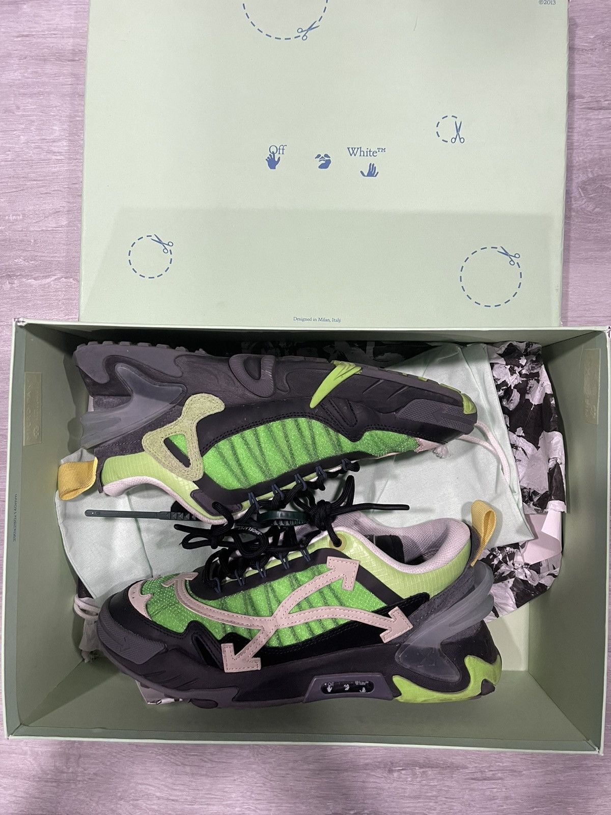 Off-White Odsy 2000 Low-Top Sneakers Size US 10 / EU 43 - 3 Thumbnail